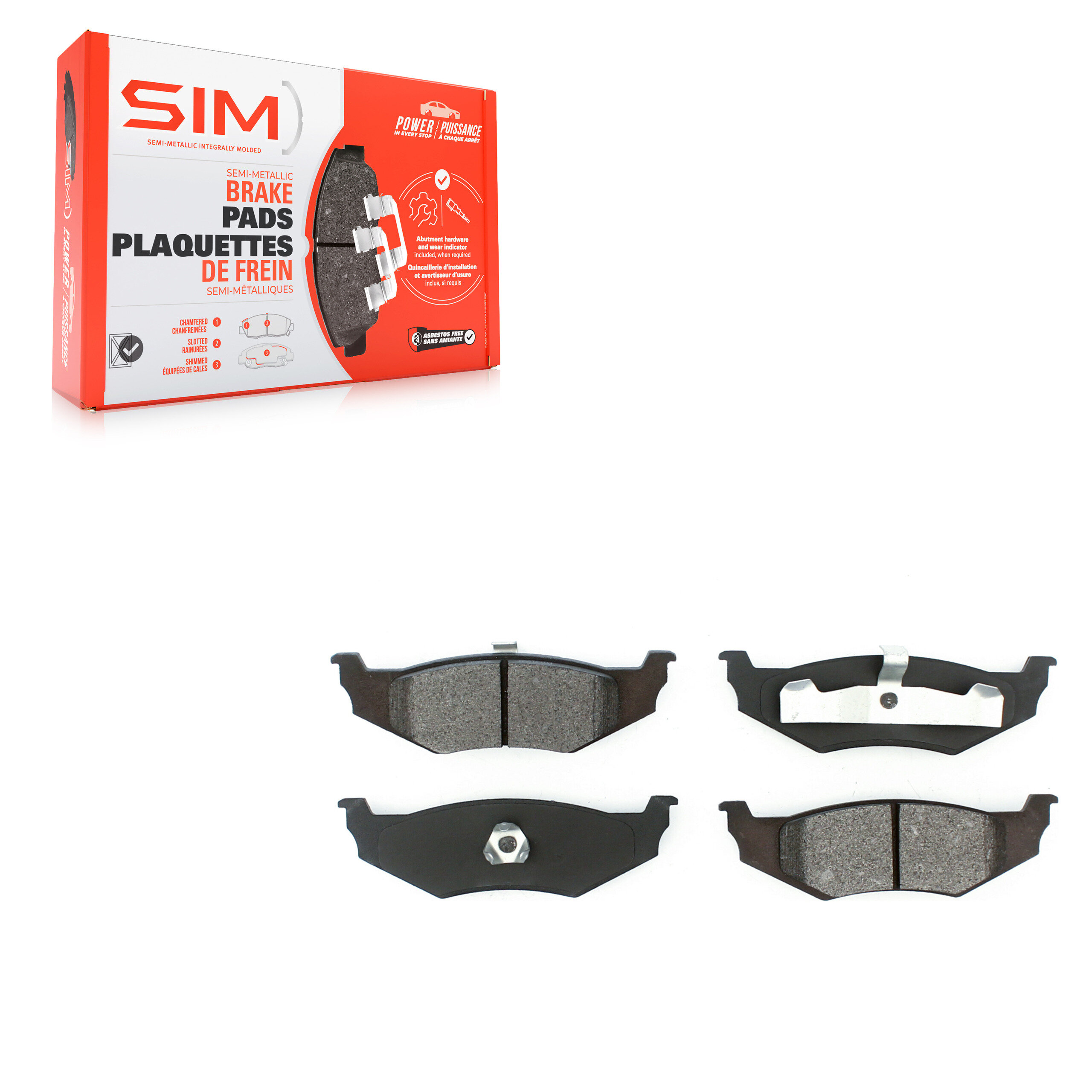 SIM - SIM-641 - Rear Disc Brake Pad