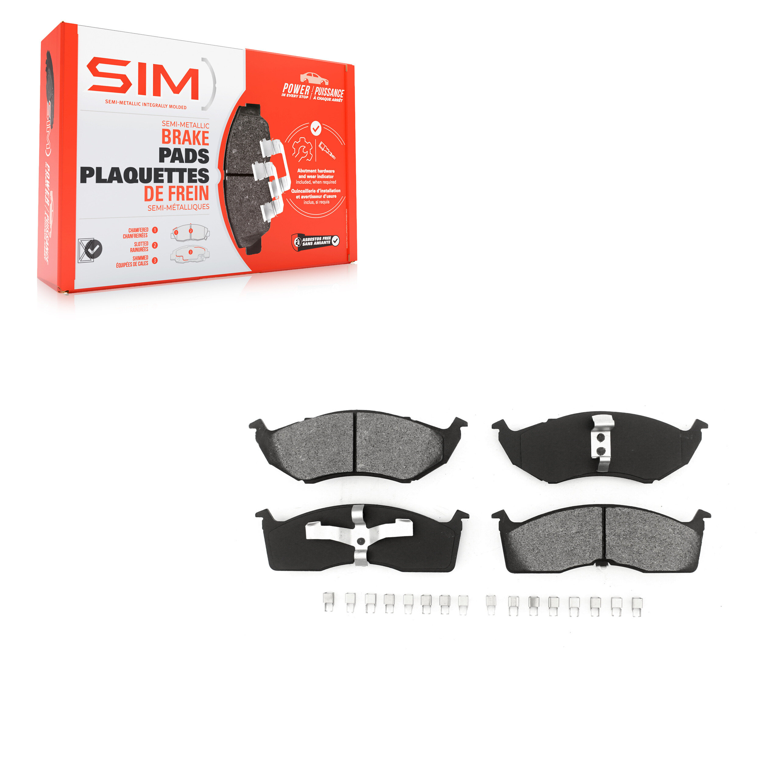 SIM - SIM-642 - Front Disc Brake Pad