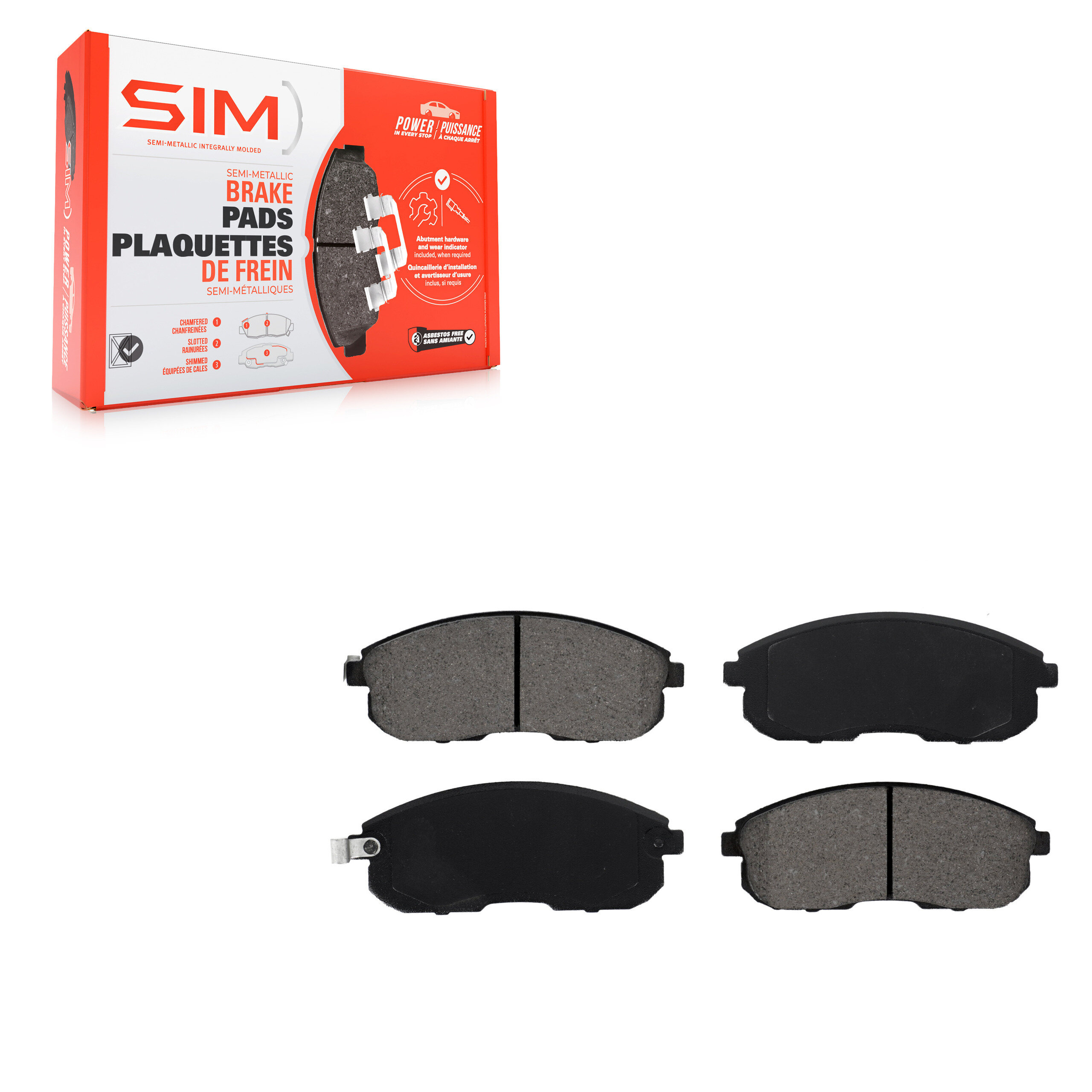 SIM - SIM-653 - Front Disc Brake Pad