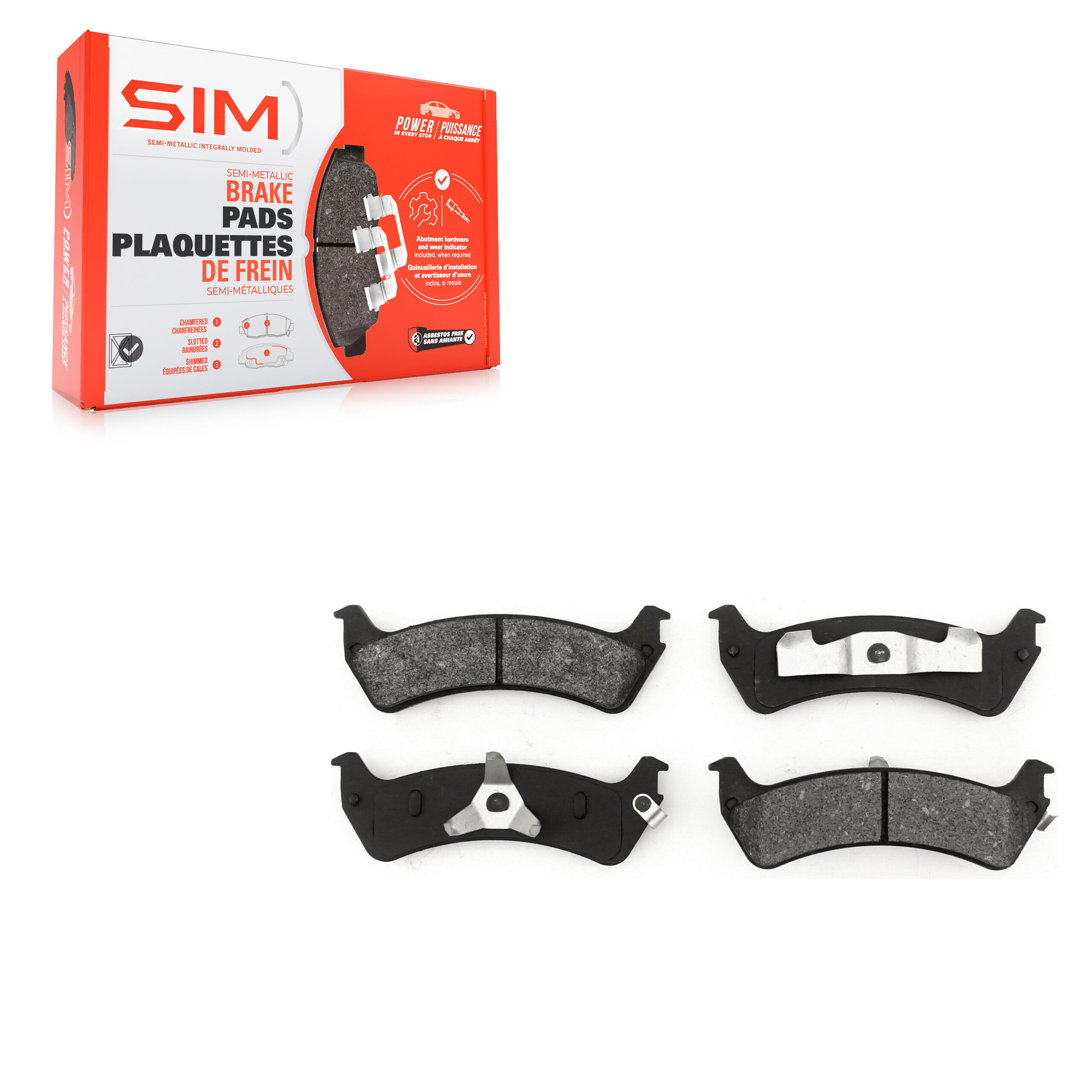 SIM - SIM-667 - Rear Disc Brake Pad