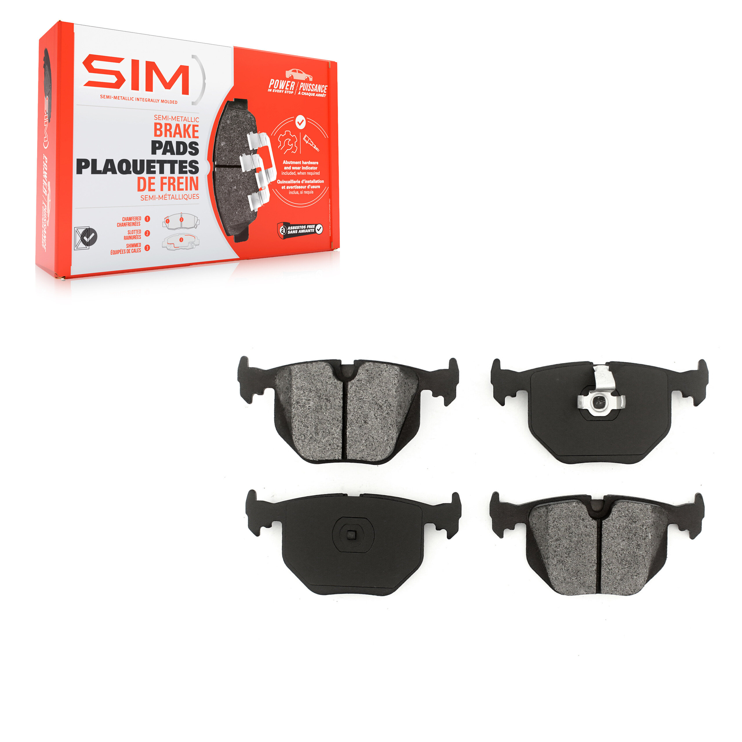 SIM - SIM-683 - Rear Disc Brake Pad