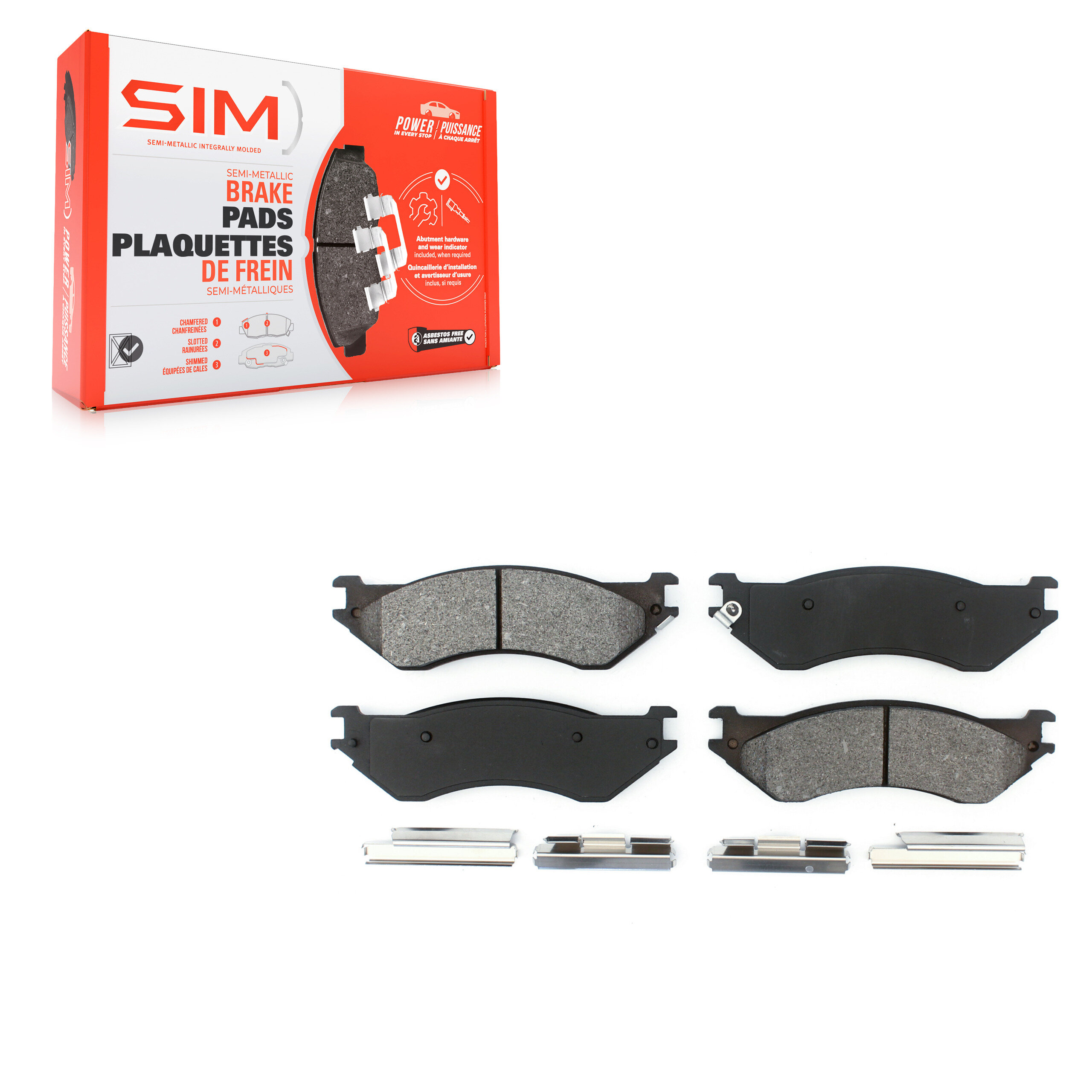 SIM - SIM-702 - Front Disc Brake Pad