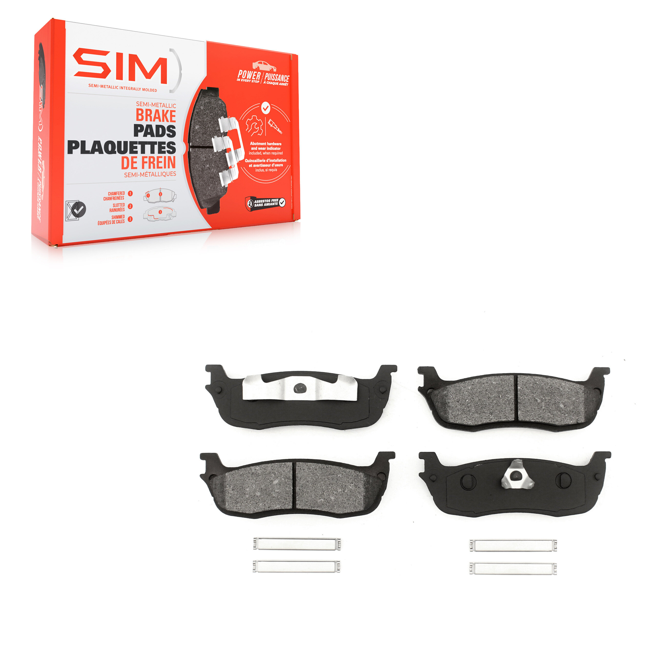 SIM - SIM-711 - Rear Disc Brake Pad