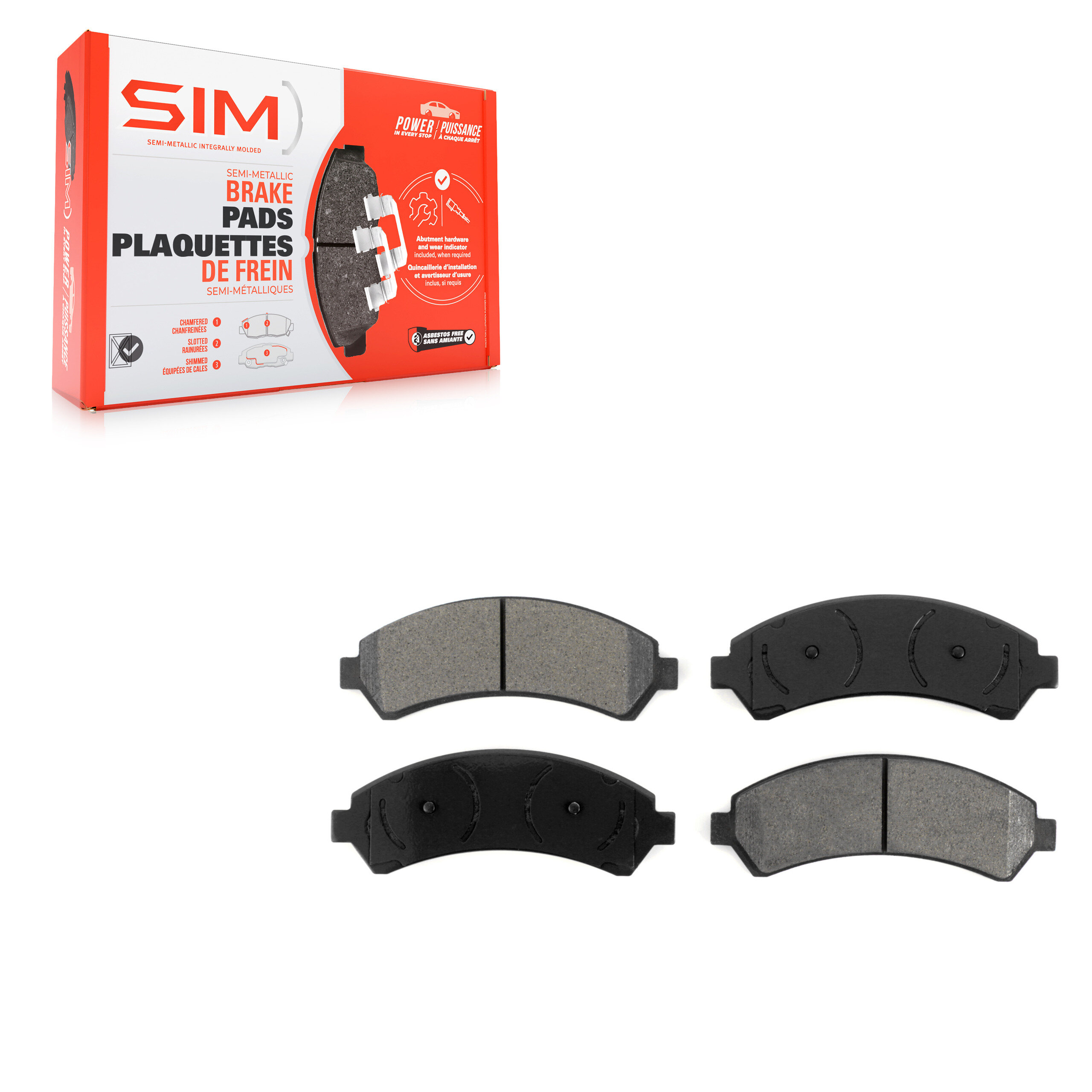 SIM - SIM-726 - Front Disc Brake Pad