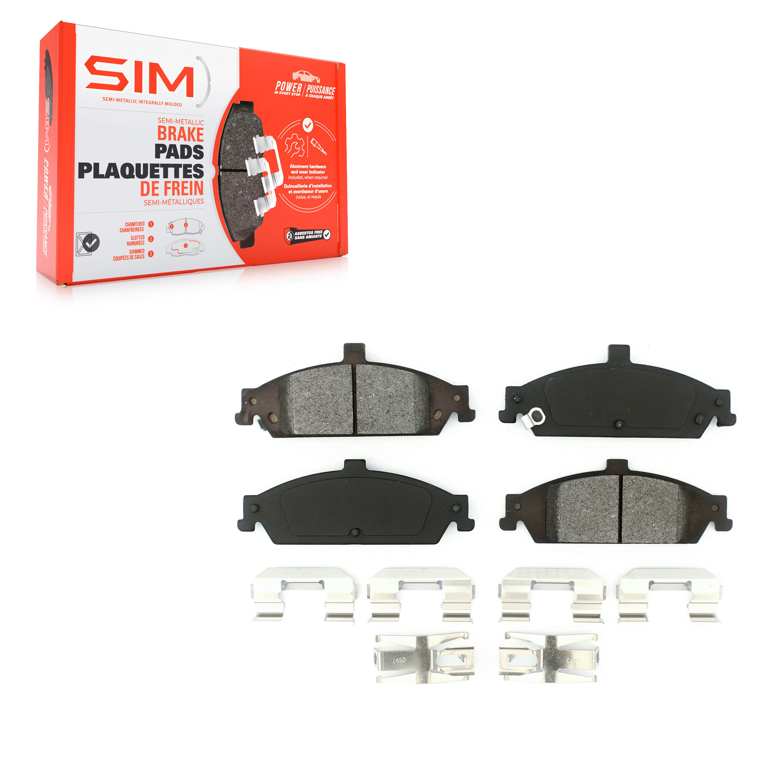 SIM - SIM-727 - Front Disc Brake Pad