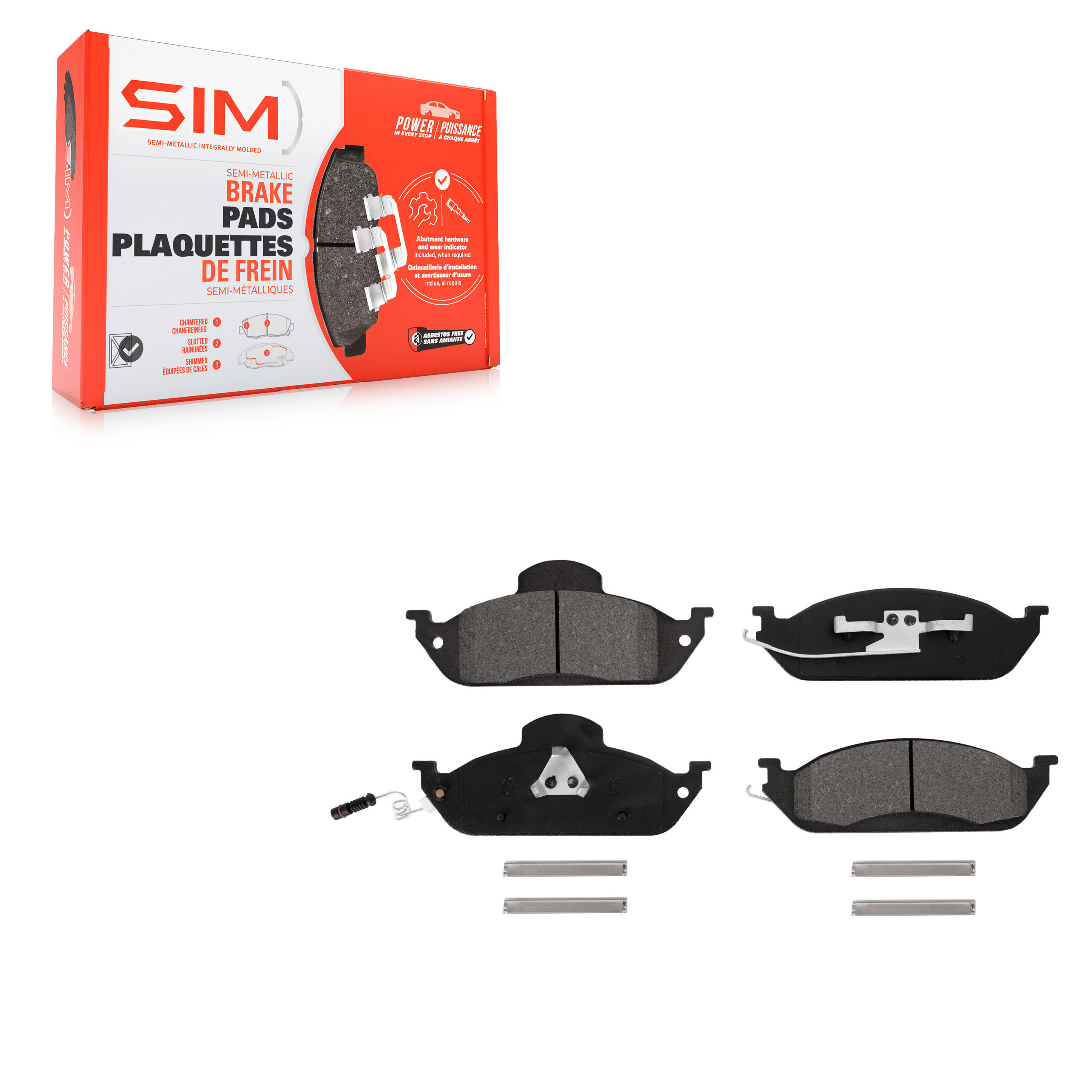 SIM - SIM-760 - Front Disc Brake Pad