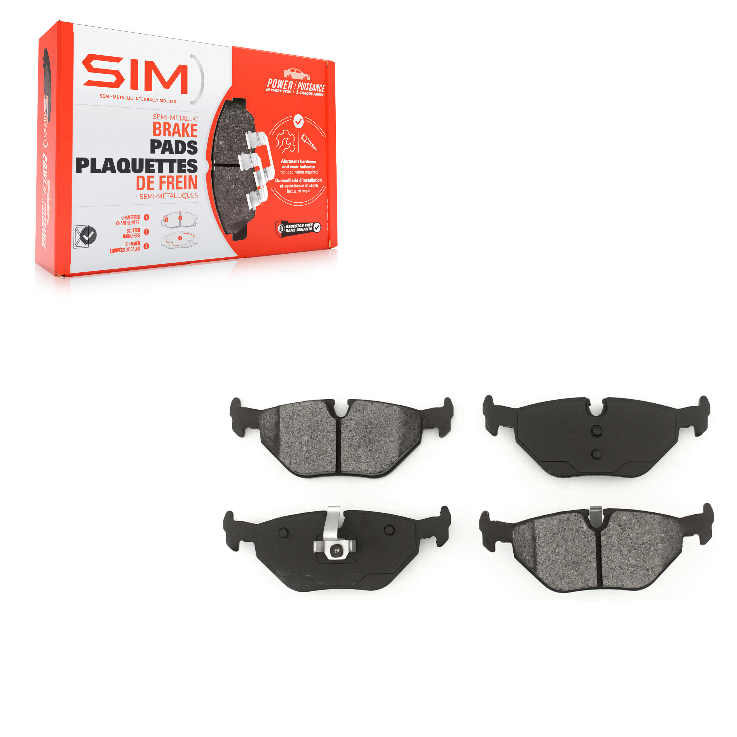 SIM - SIM-763 - Rear Disc Brake Pad