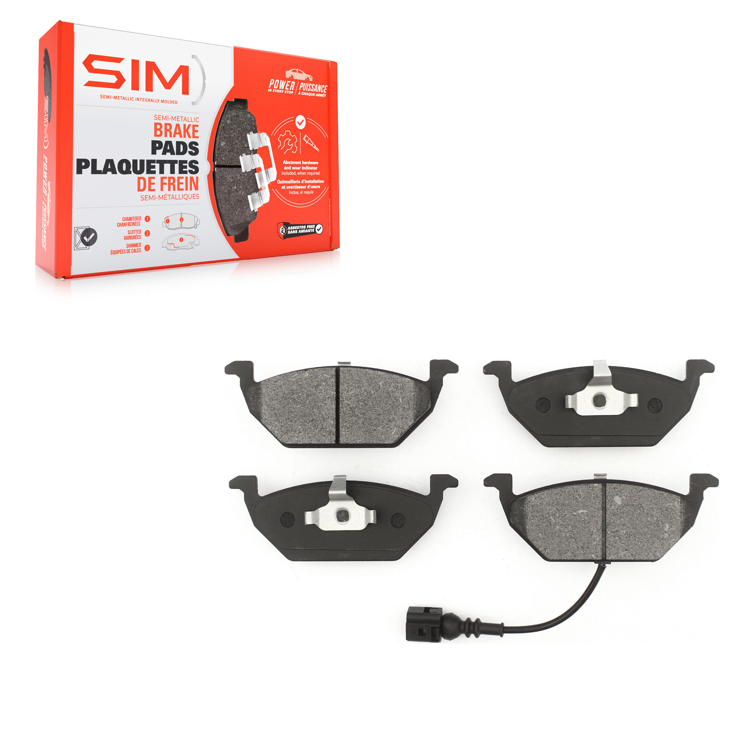 SIM - SIM-768A - Front Disc Brake Pad