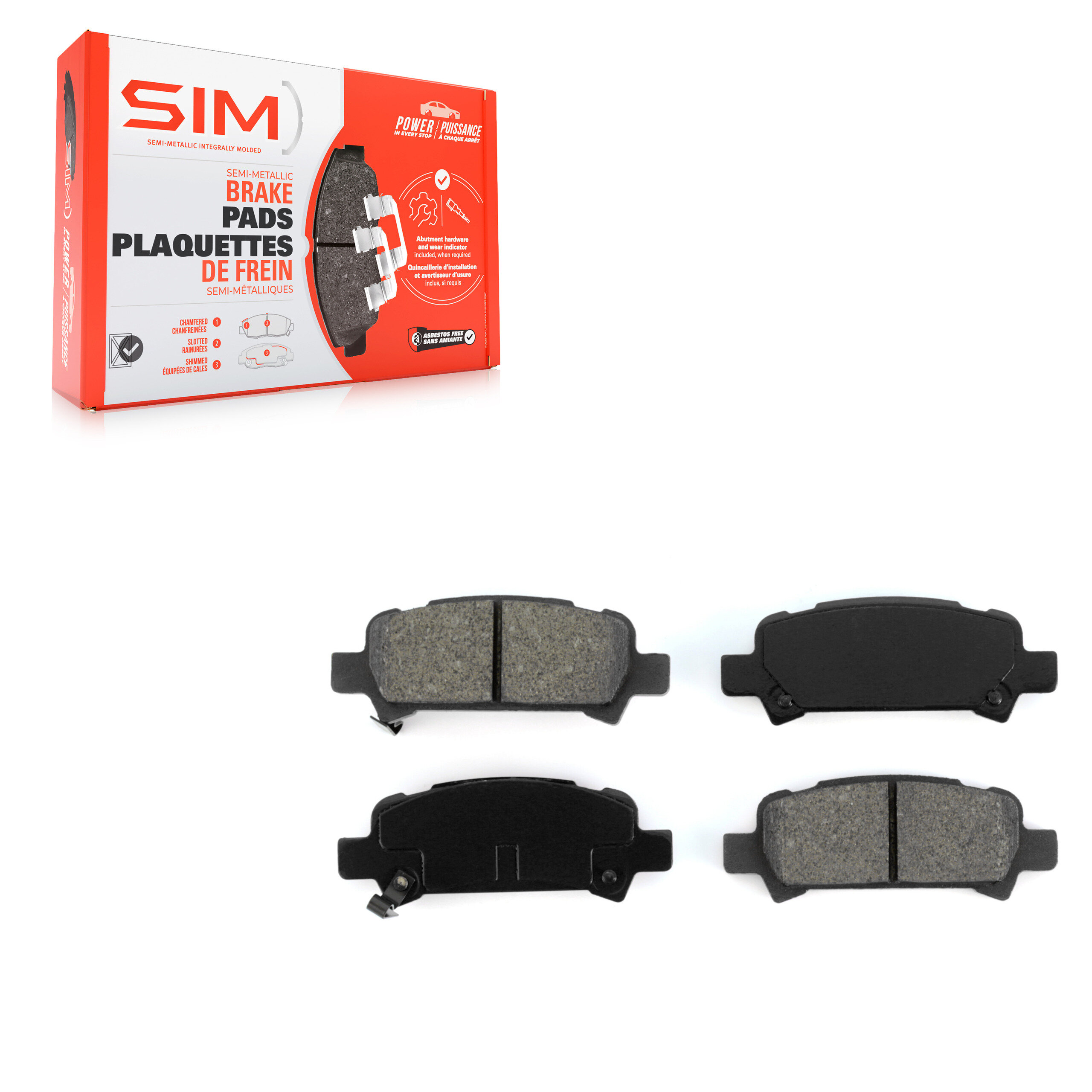 SIM - SIM-770 - Rear Disc Brake Pad