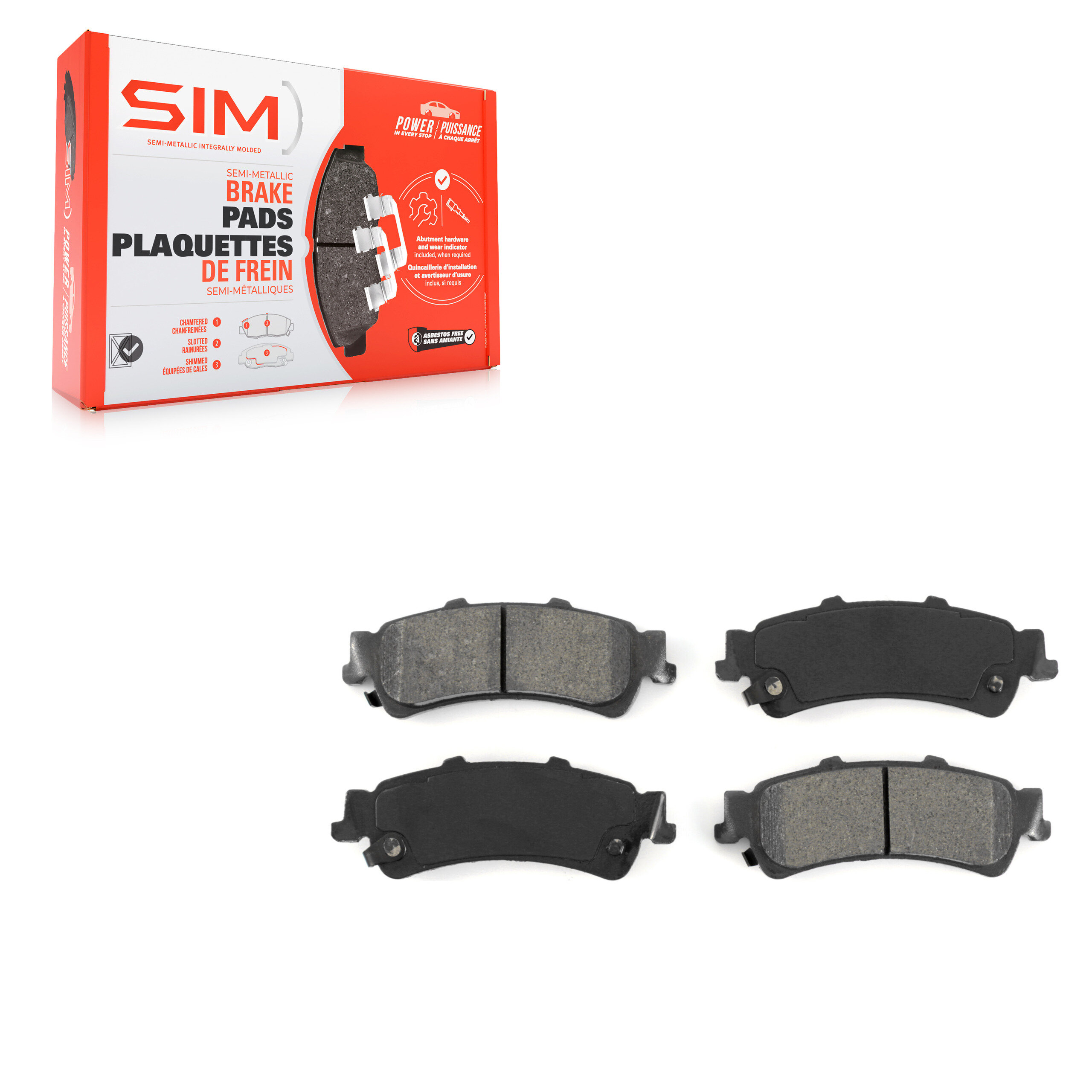 SIM - SIM-792 - Rear Disc Brake Pad