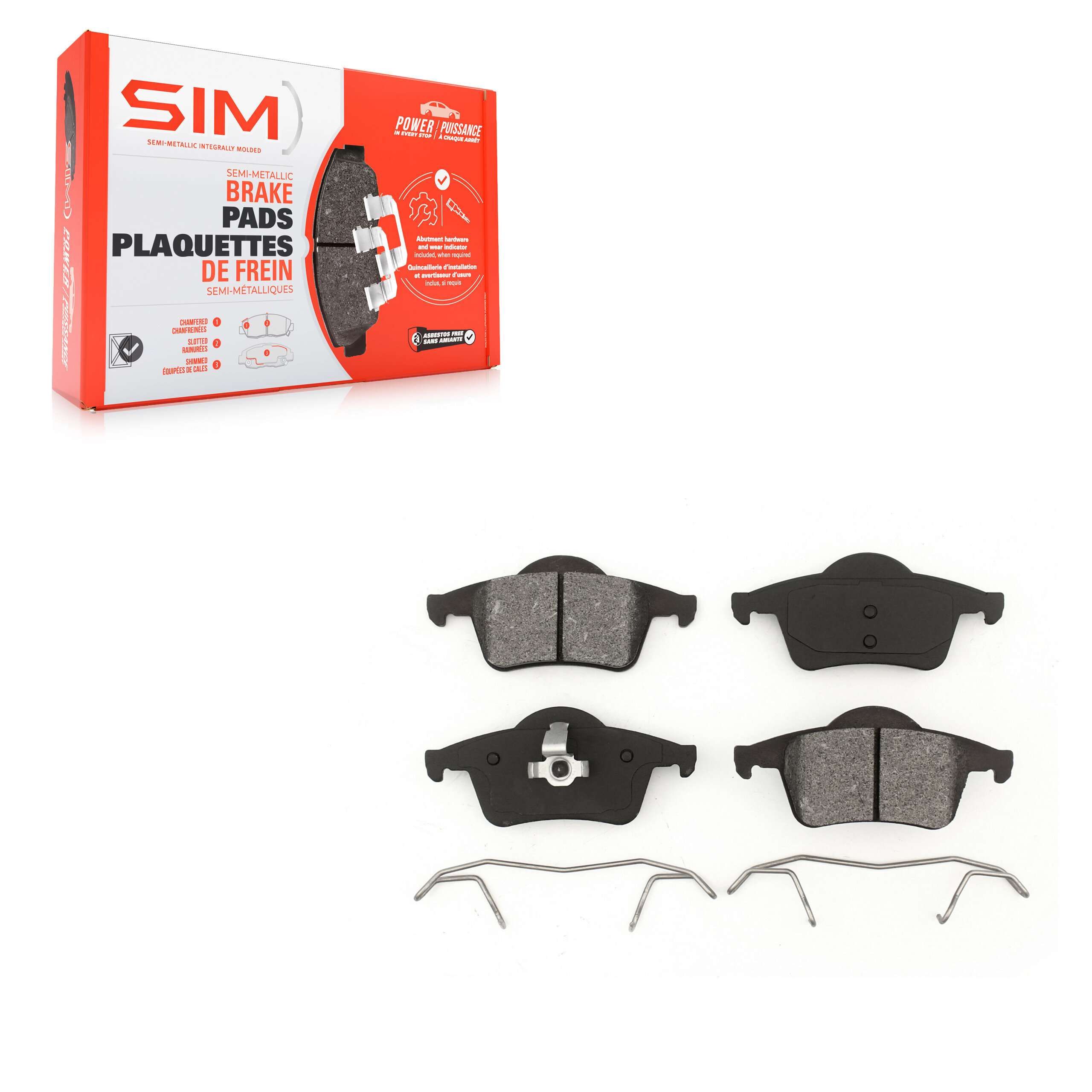 SIM - SIM-795 - Rear Disc Brake Pad