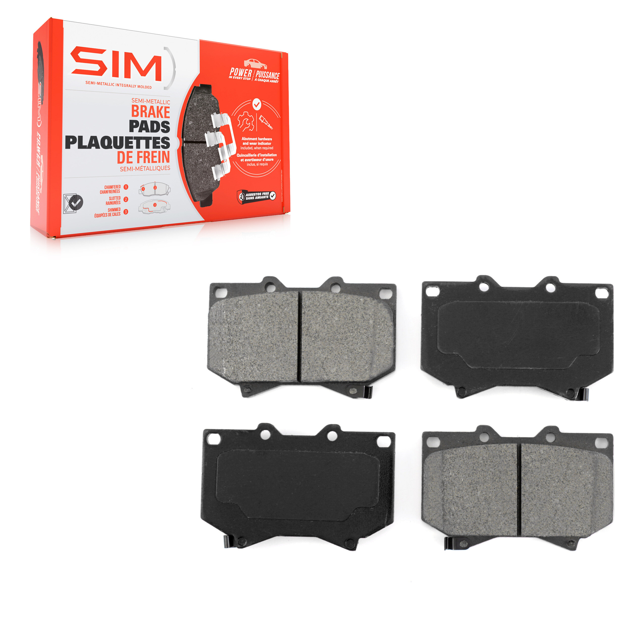 SIM - SIM-812 - Front Disc Brake Pad