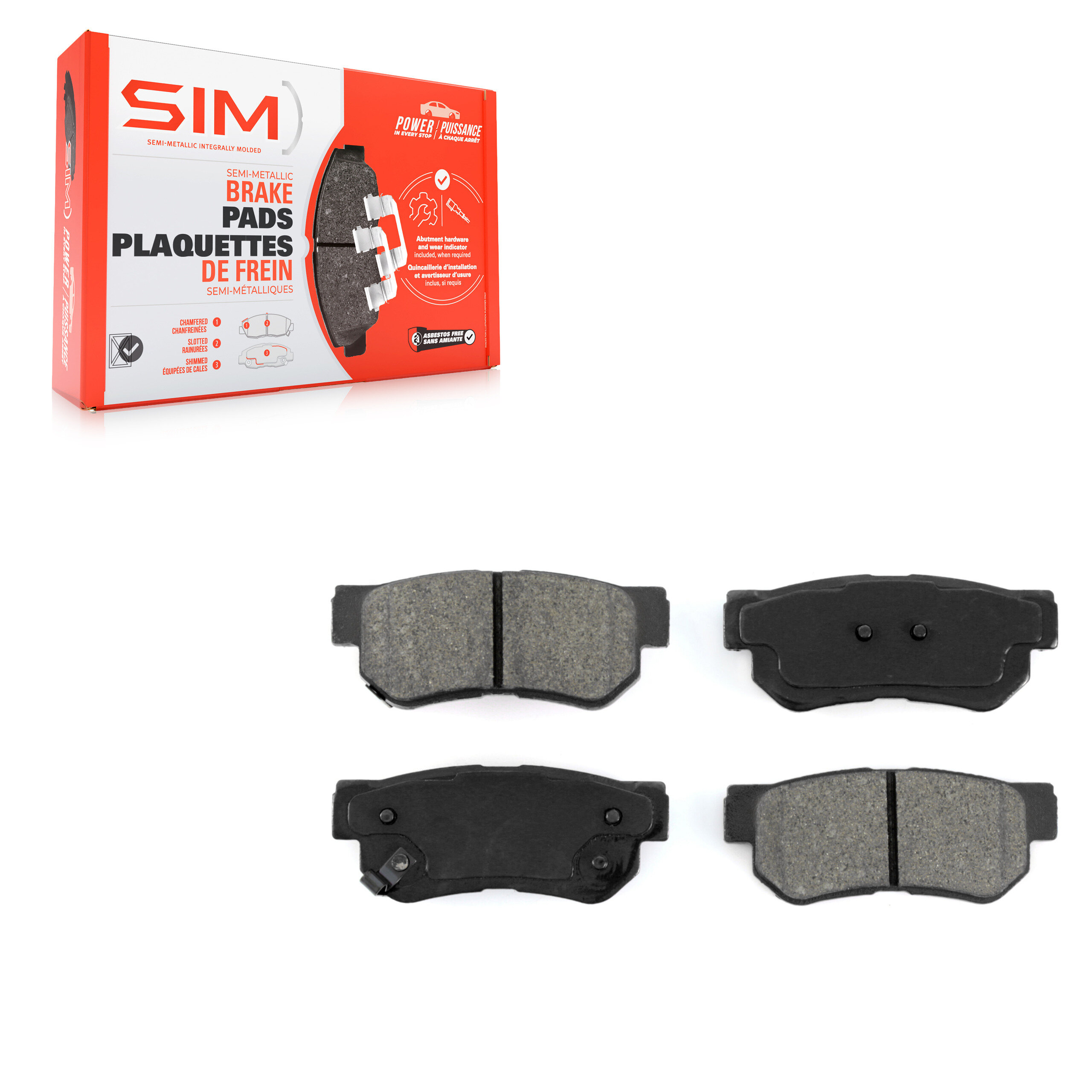 SIM - SIM-813 - Rear Disc Brake Pad