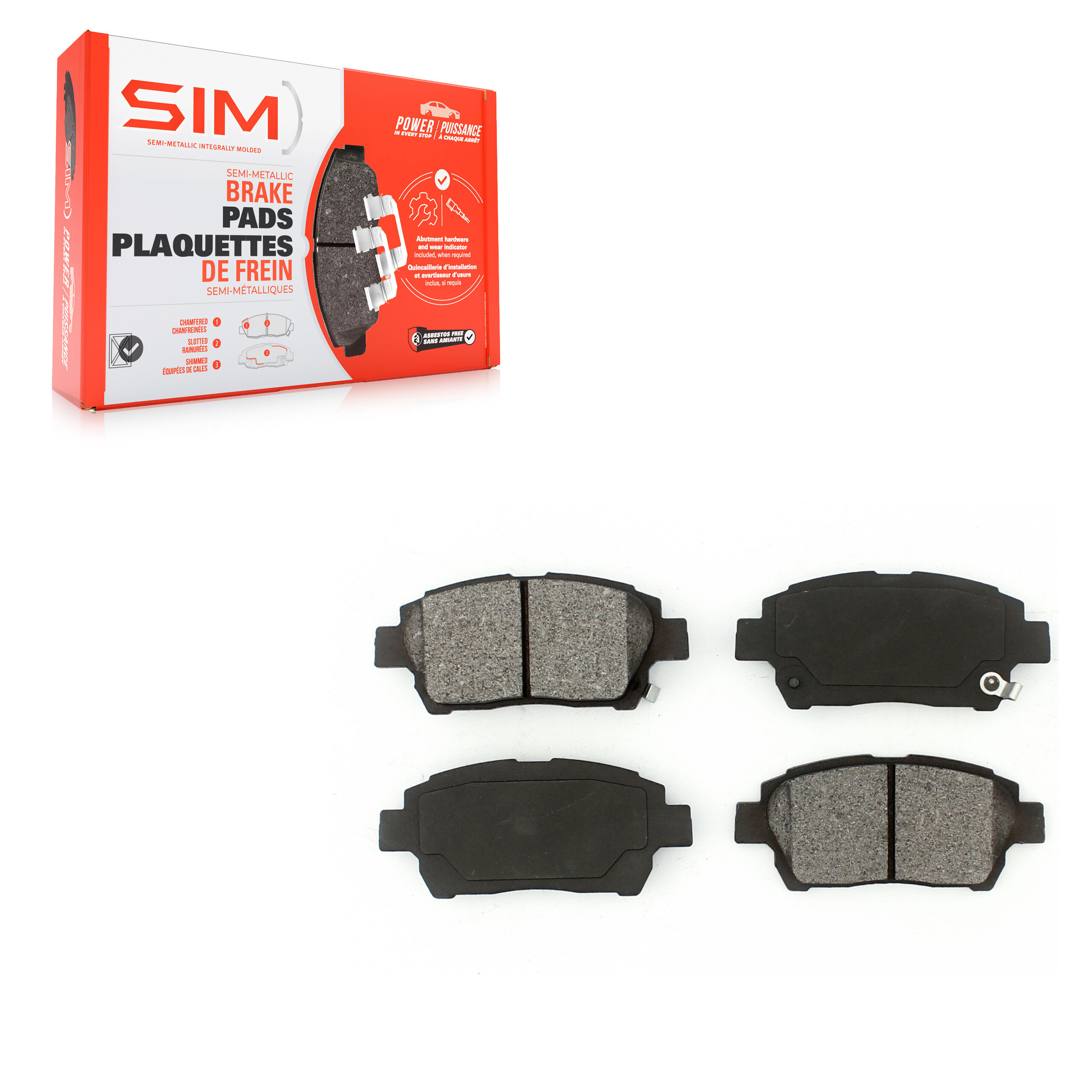 SIM - SIM-822 - Front Disc Brake Pad