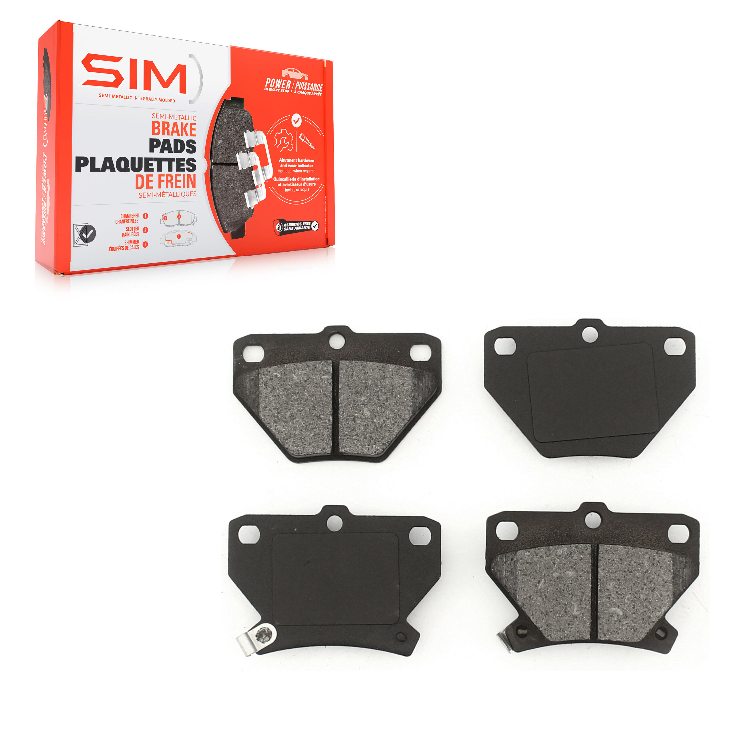 SIM - SIM-823 - Rear Disc Brake Pad