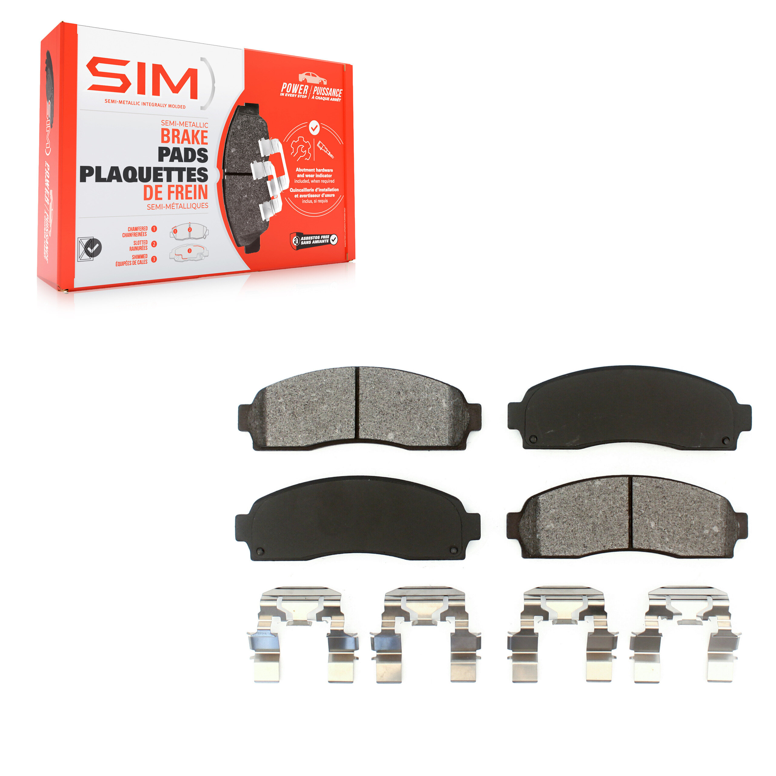 SIM - SIM-833 - Front Disc Brake Pad