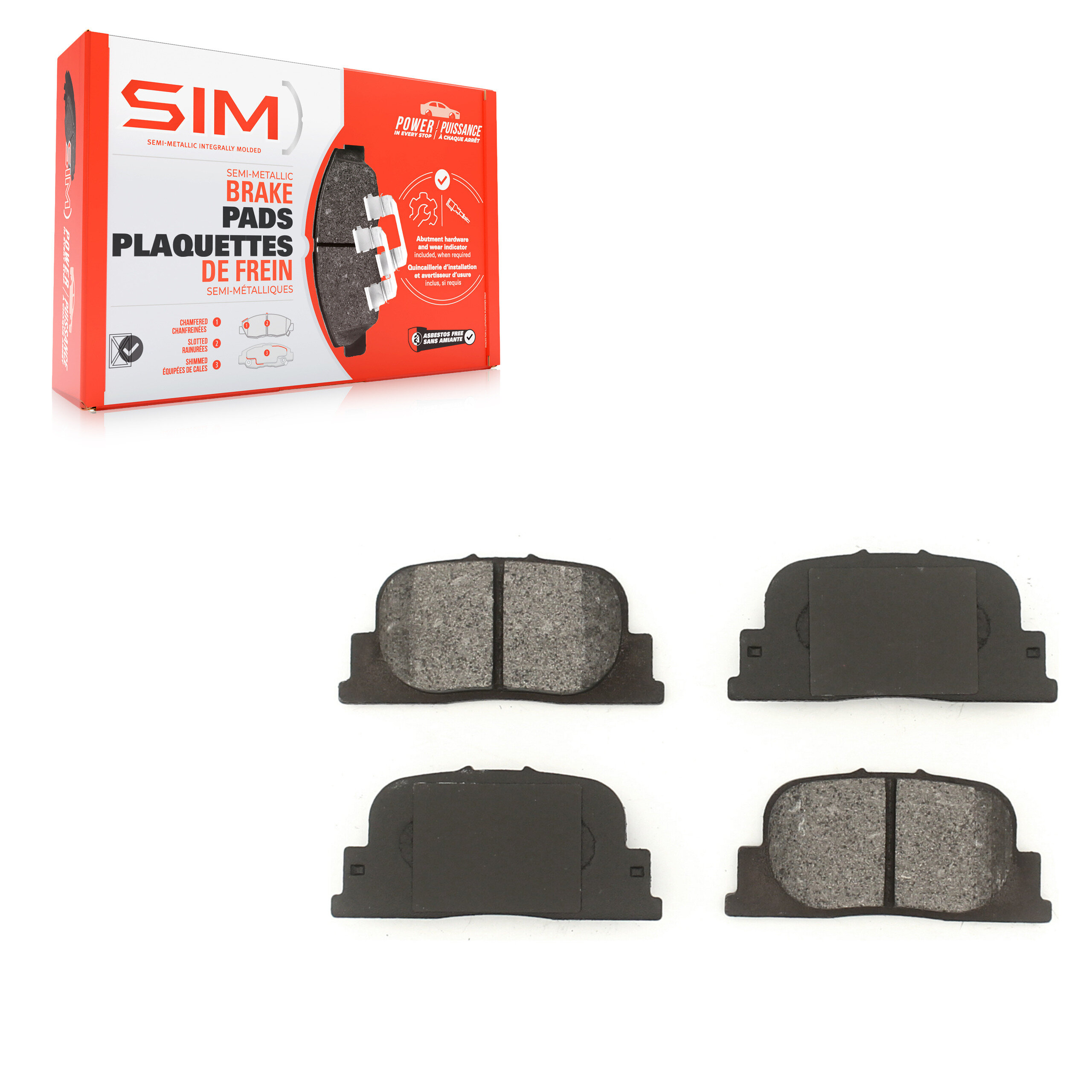 SIM - SIM-835 - Rear Disc Brake Pad