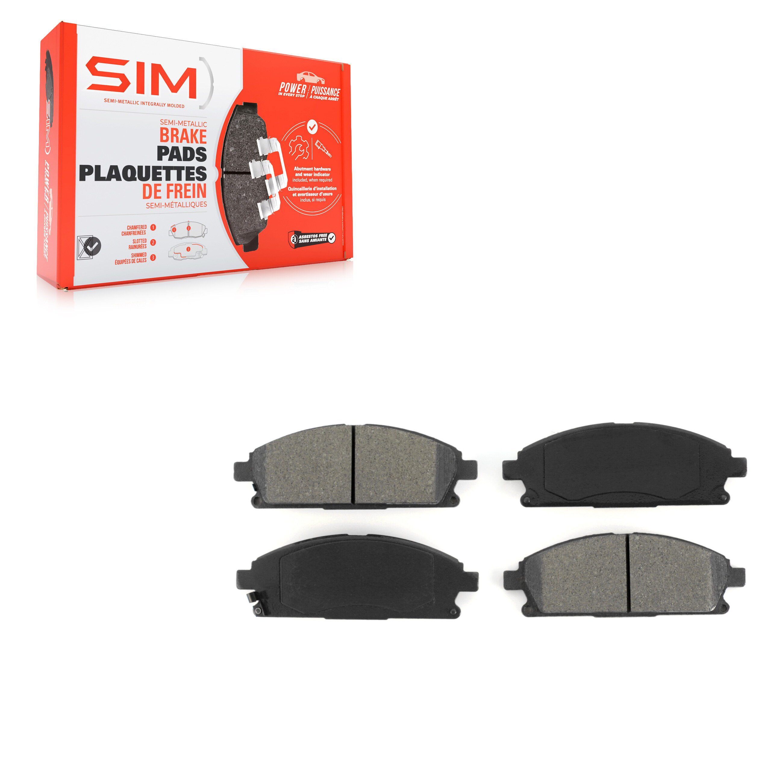 SIM - SIM-855 - Front Disc Brake Pad