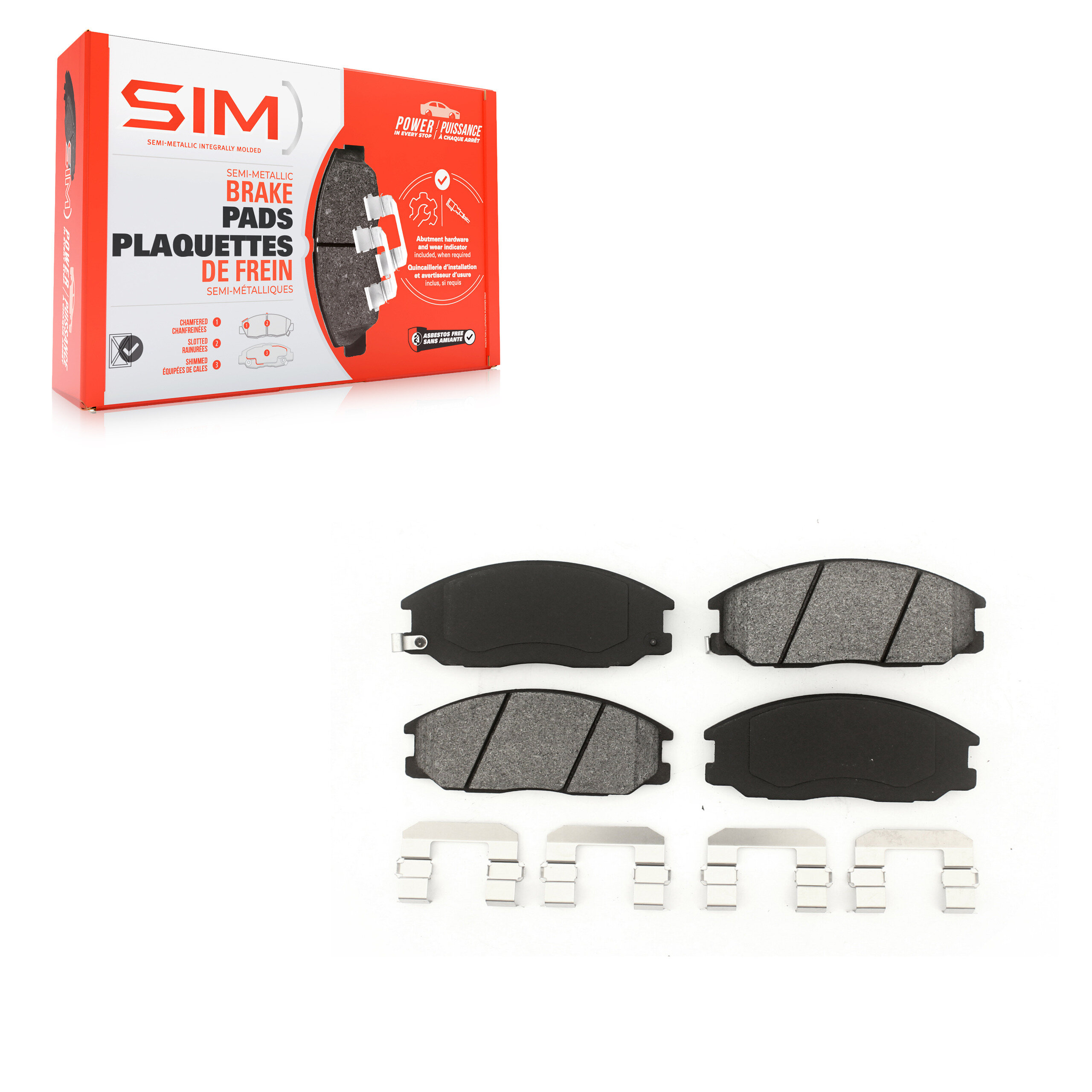 SIM - SIM-864 - Front Disc Brake Pad