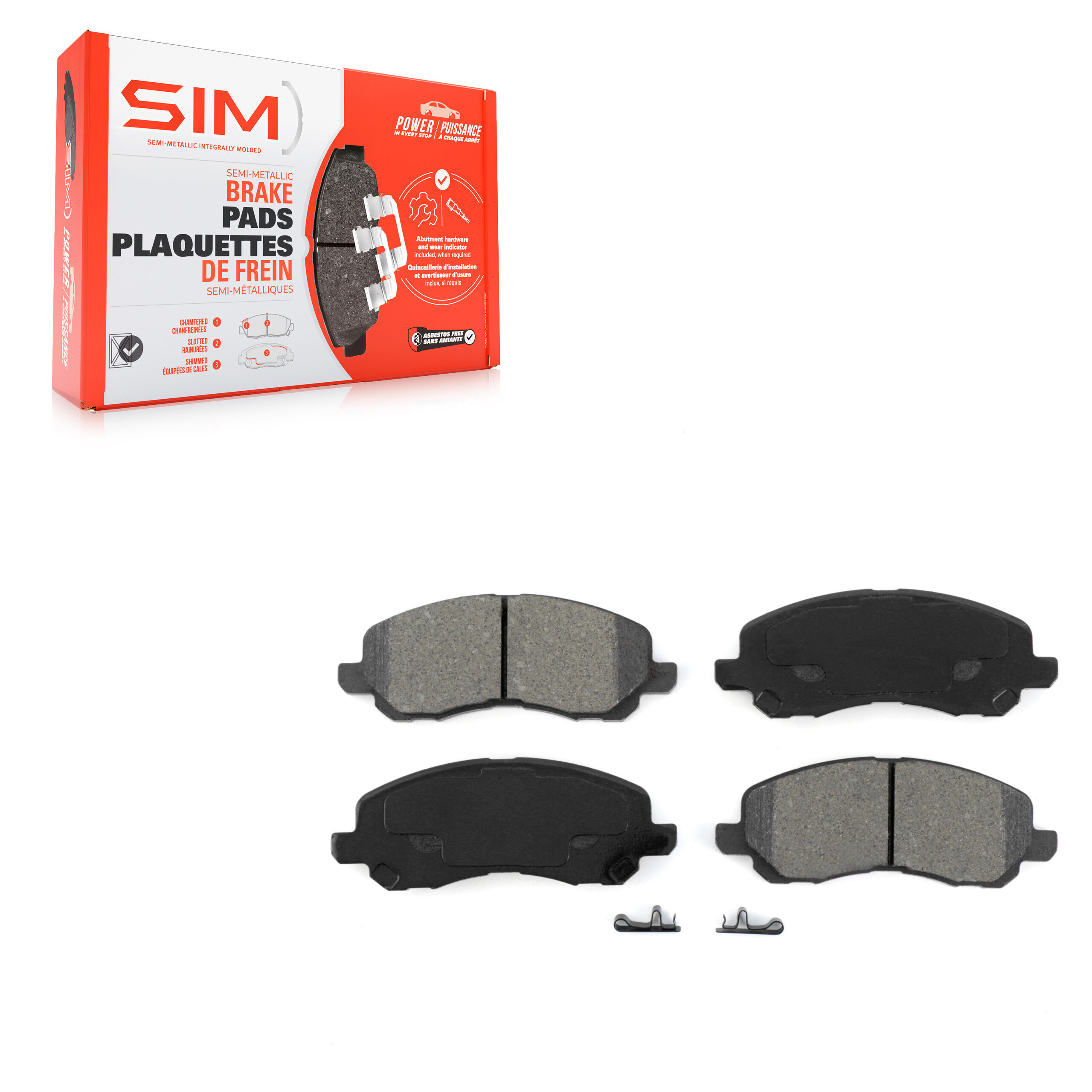 SIM - SIM-866 - Front Disc Brake Pad