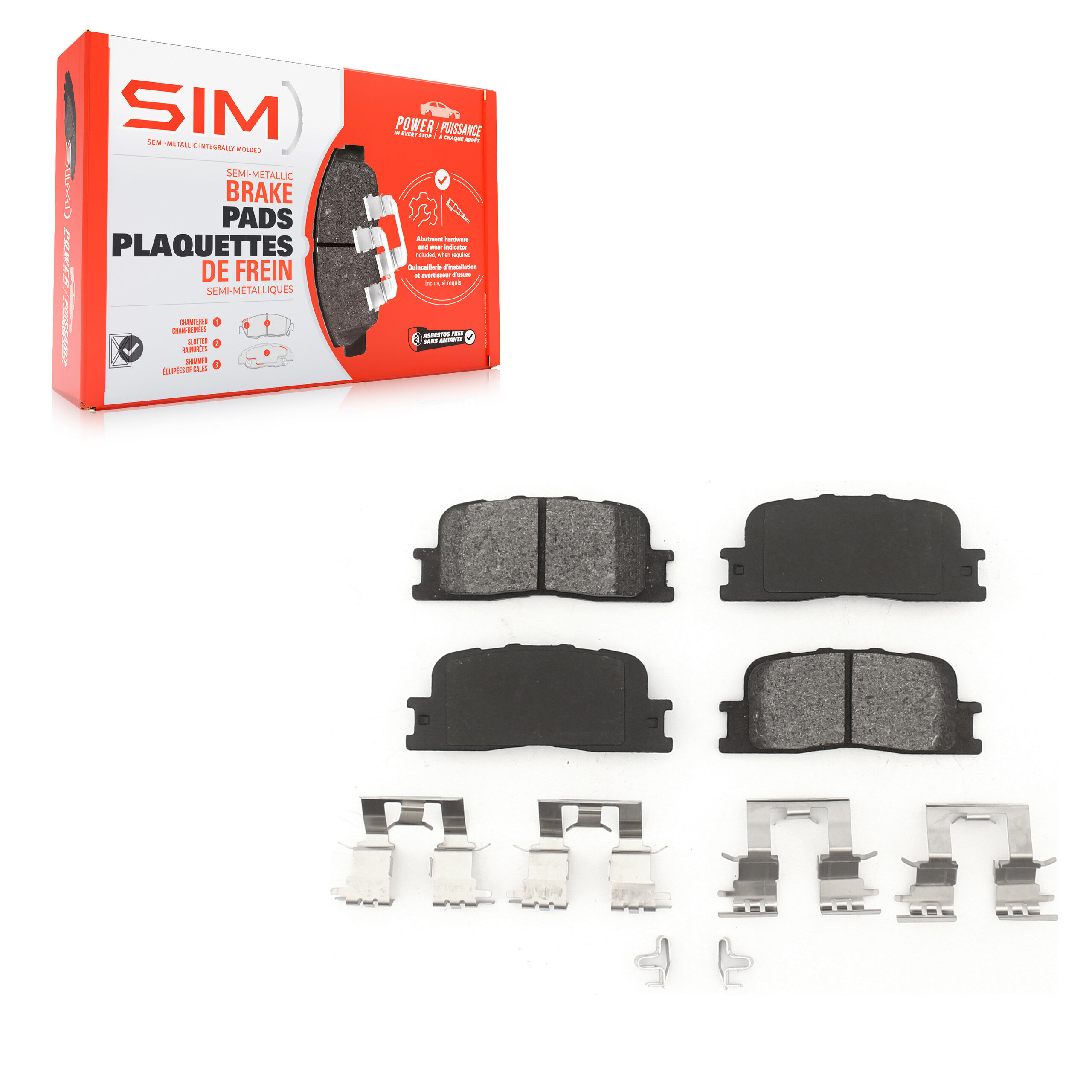 SIM - SIM-885 - Rear Disc Brake Pad