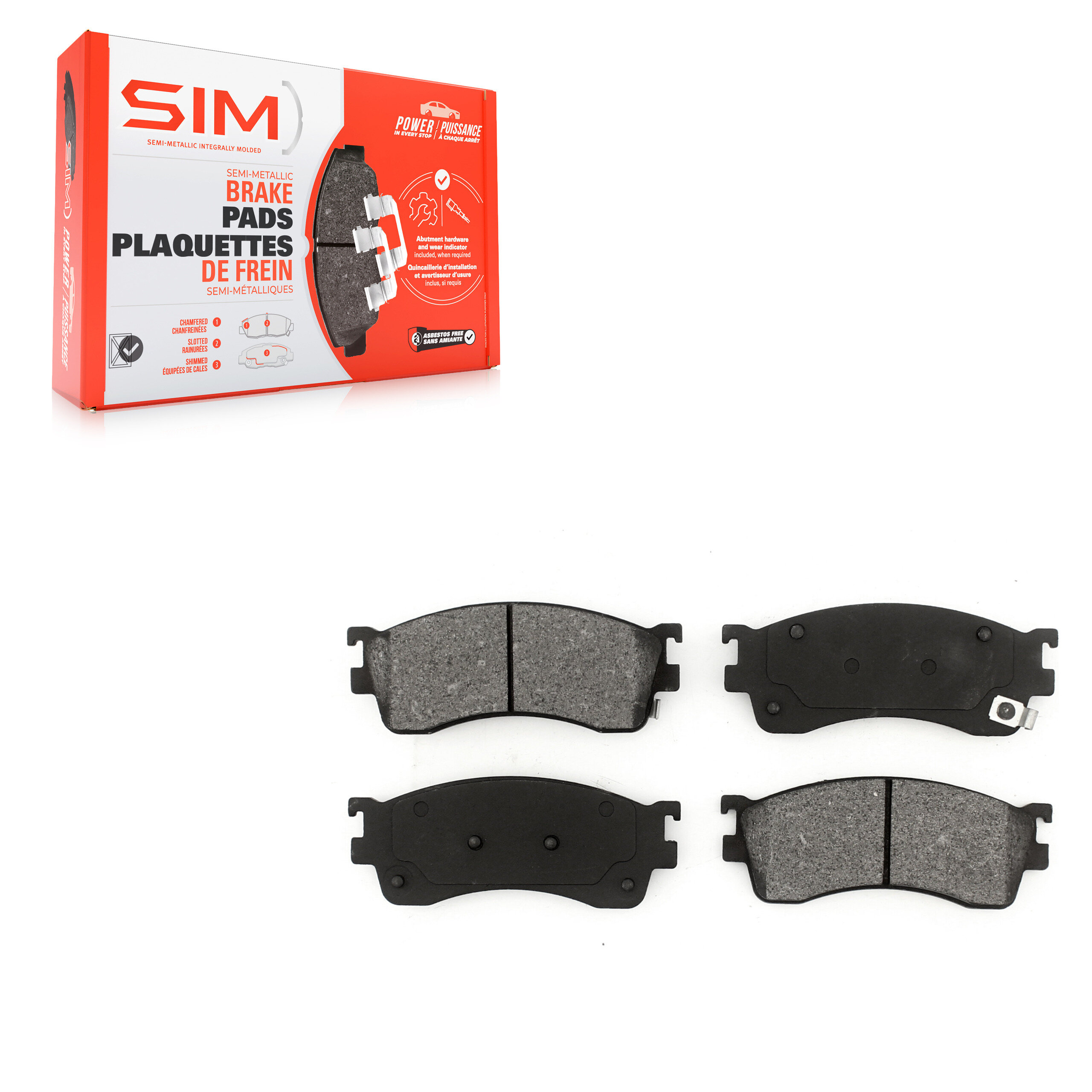 SIM - SIM-893 - Front Disc Brake Pad