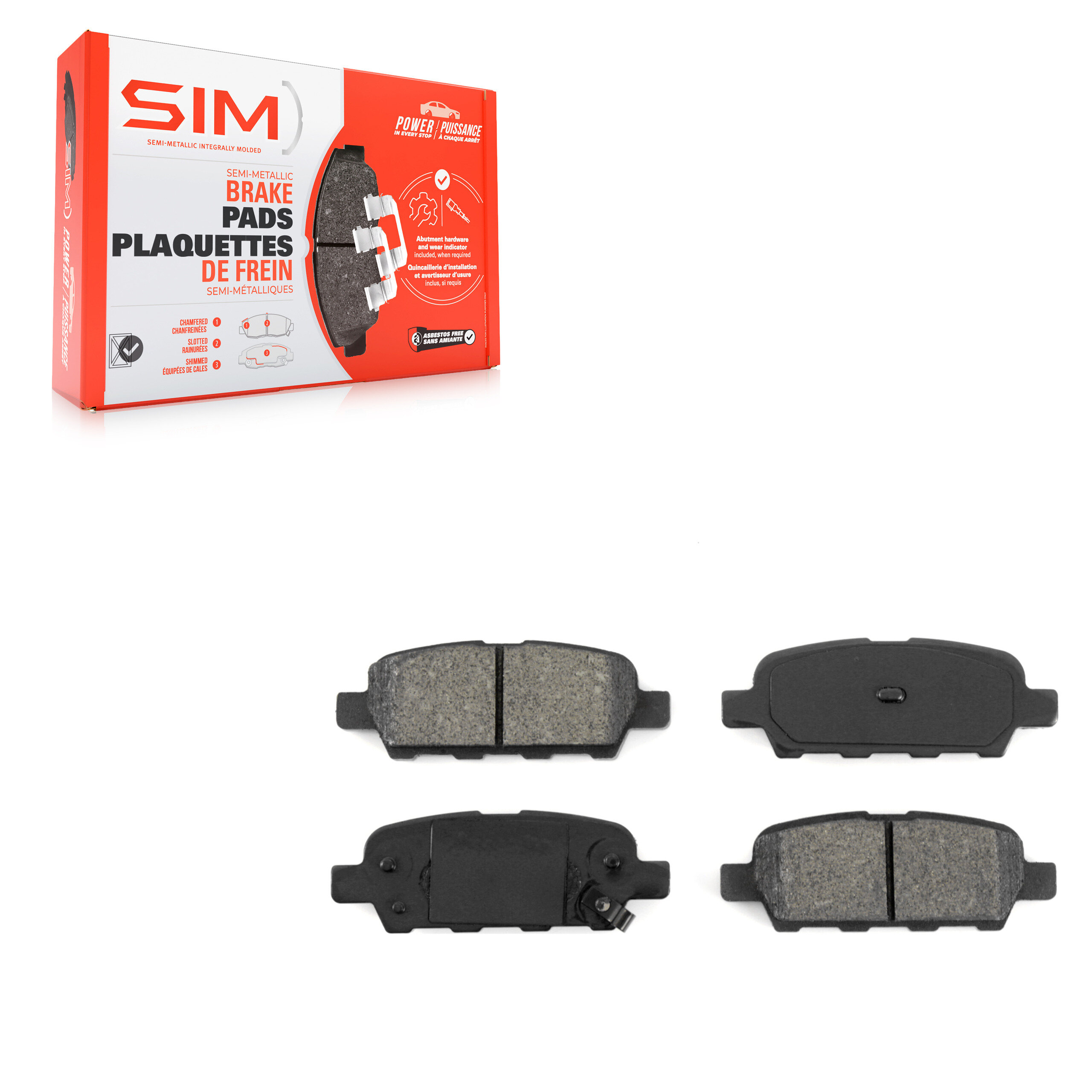 SIM - SIM-905 - Rear Disc Brake Pad