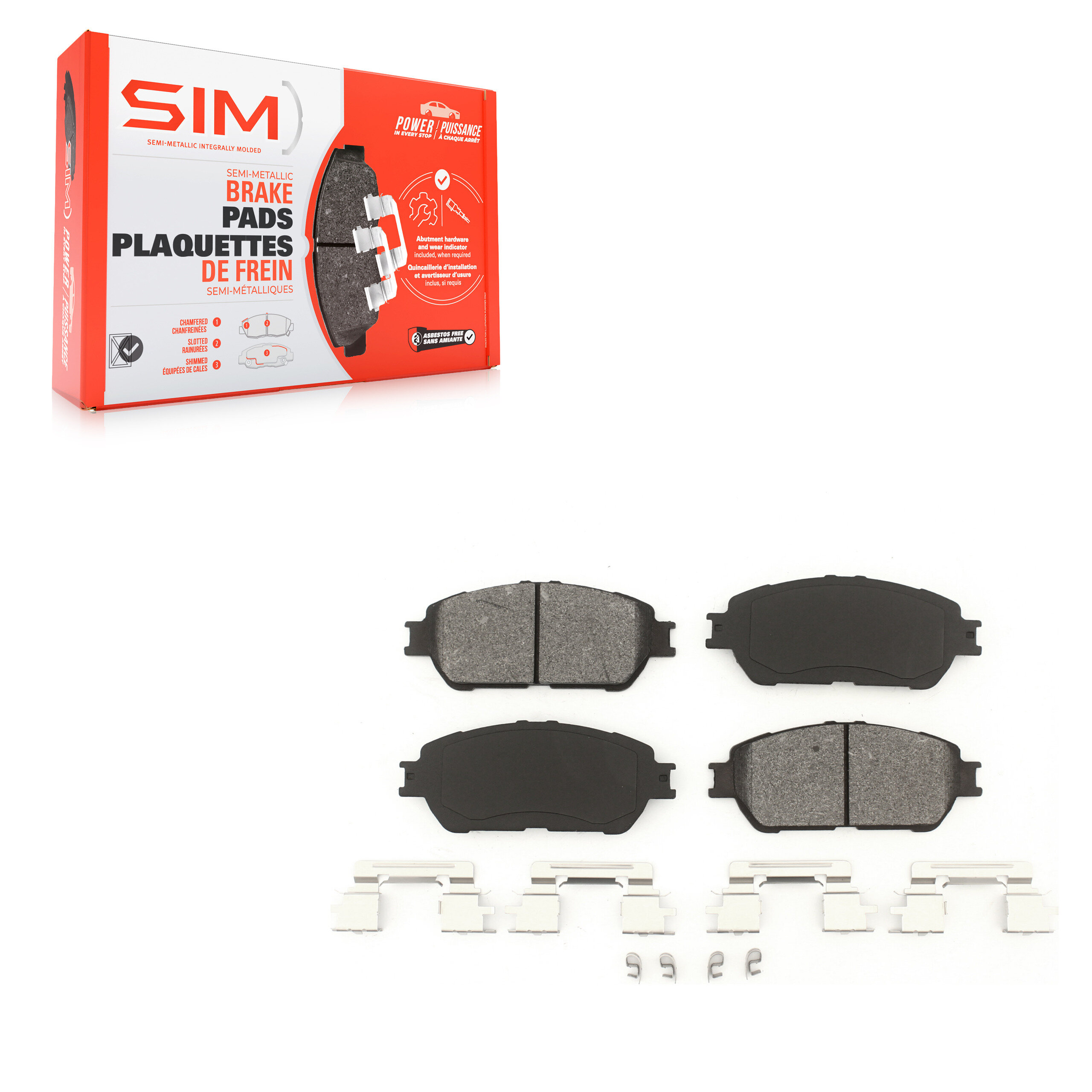 SIM - SIM-906 - Front Disc Brake Pad