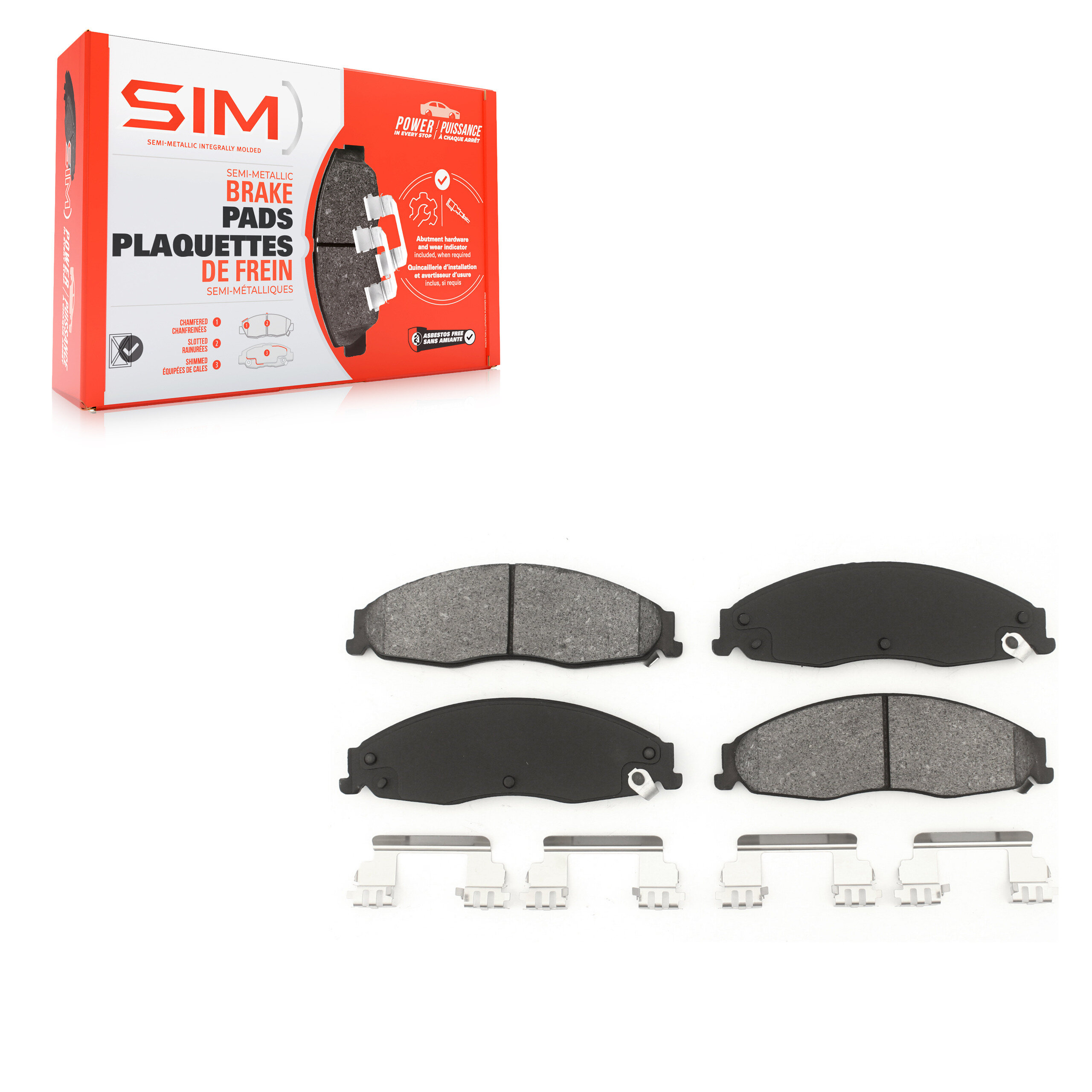 SIM - SIM-921 - Front Disc Brake Pad
