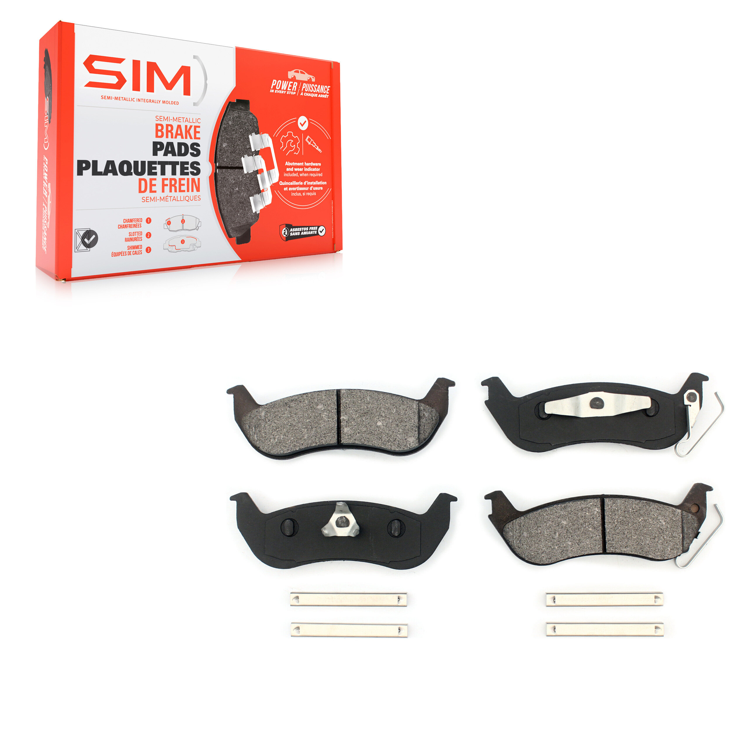 SIM - SIM-932 - Rear Disc Brake Pad