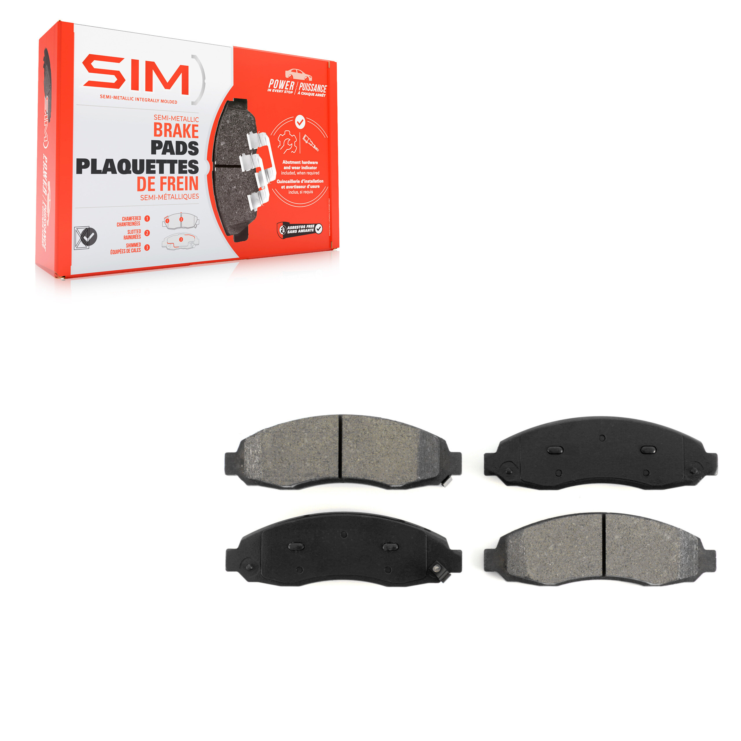 SIM - SIM-962 - Front Disc Brake Pad