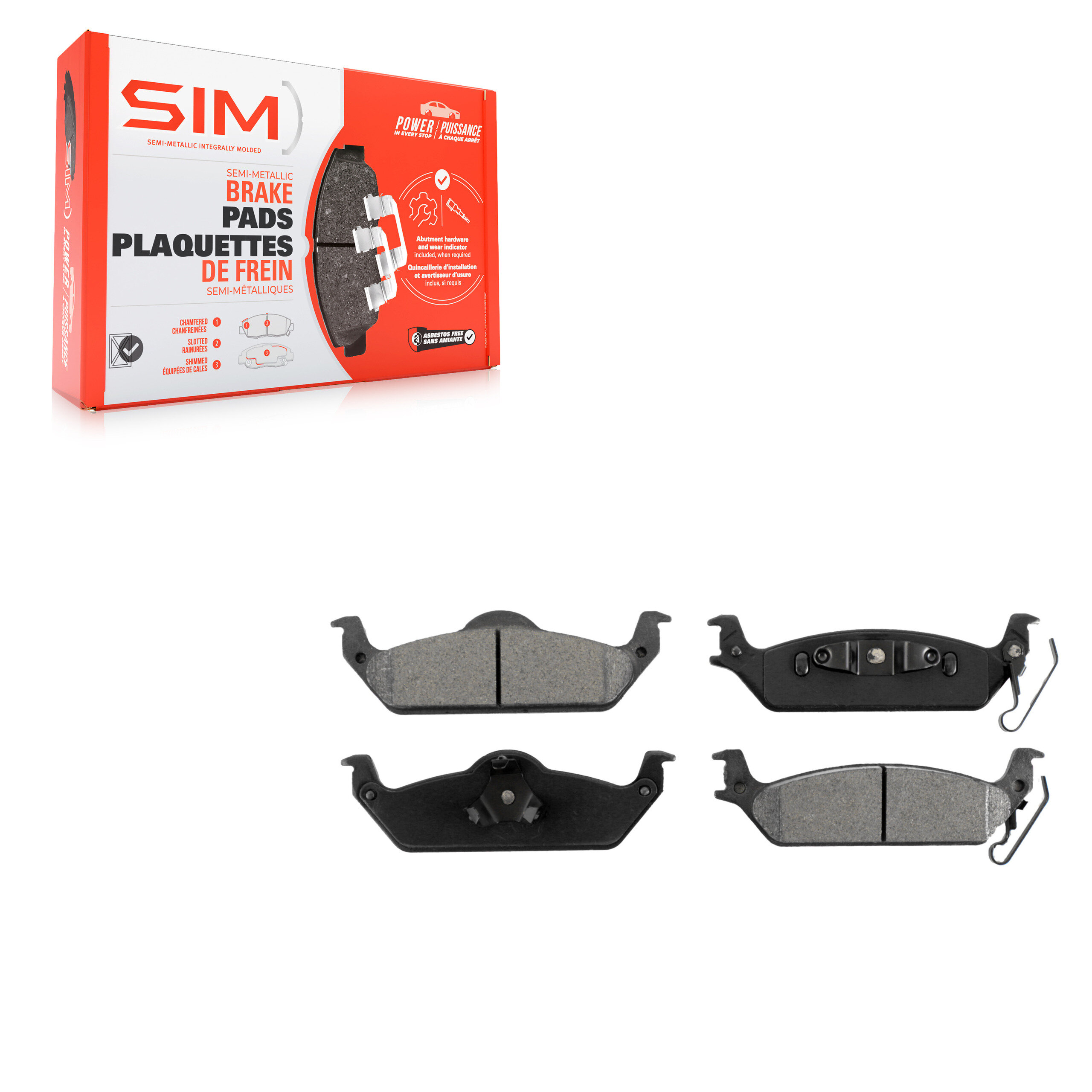 SIM - SIM-963 - Rear Disc Brake Pad