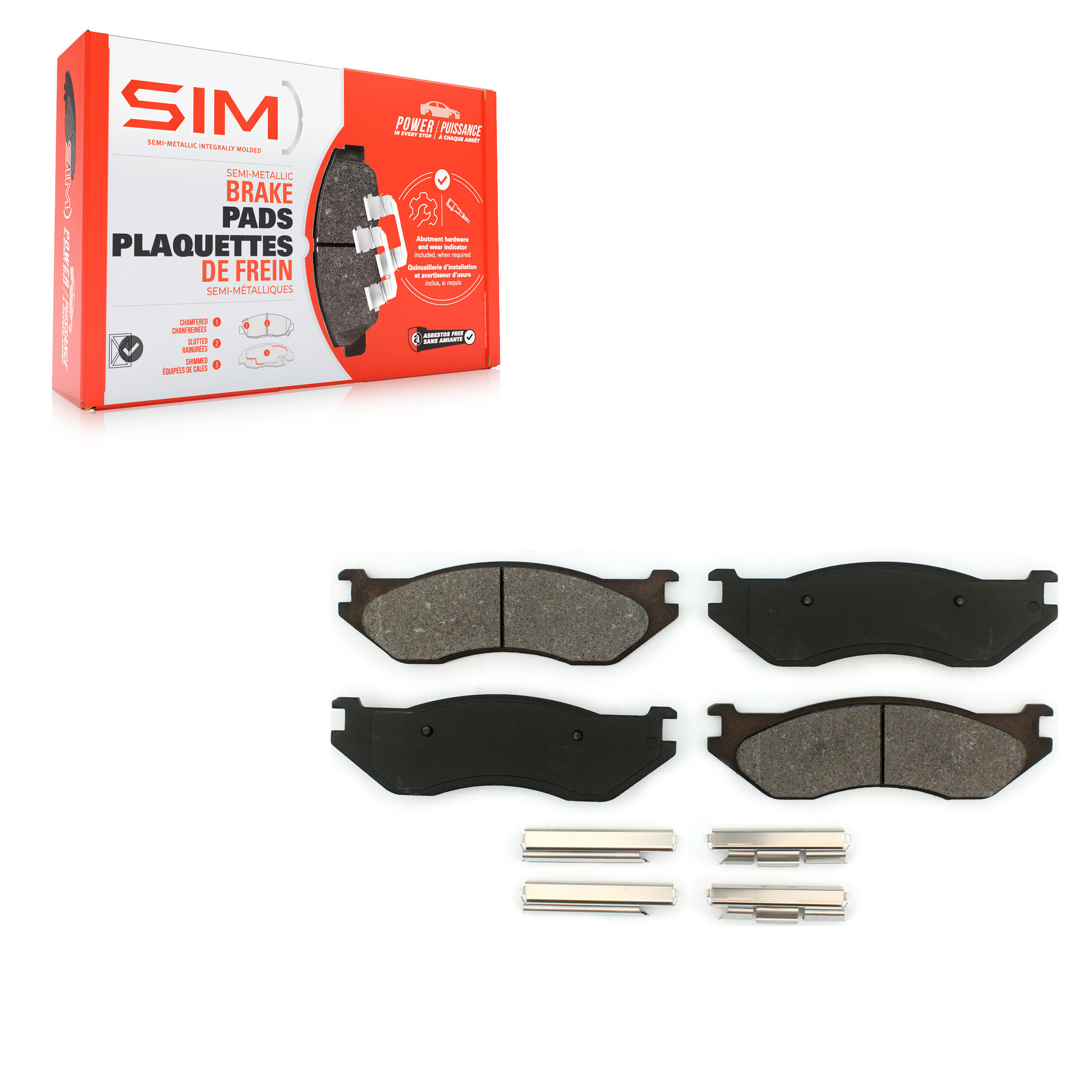 SIM - SIM-966 - Front Disc Brake Pad