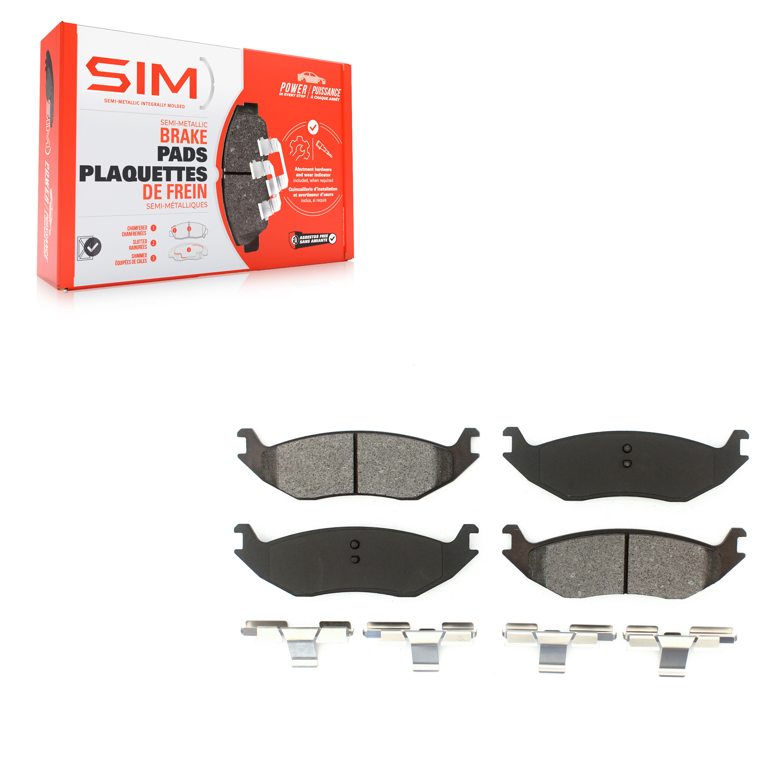 SIM - SIM-967 - Rear Disc Brake Pad