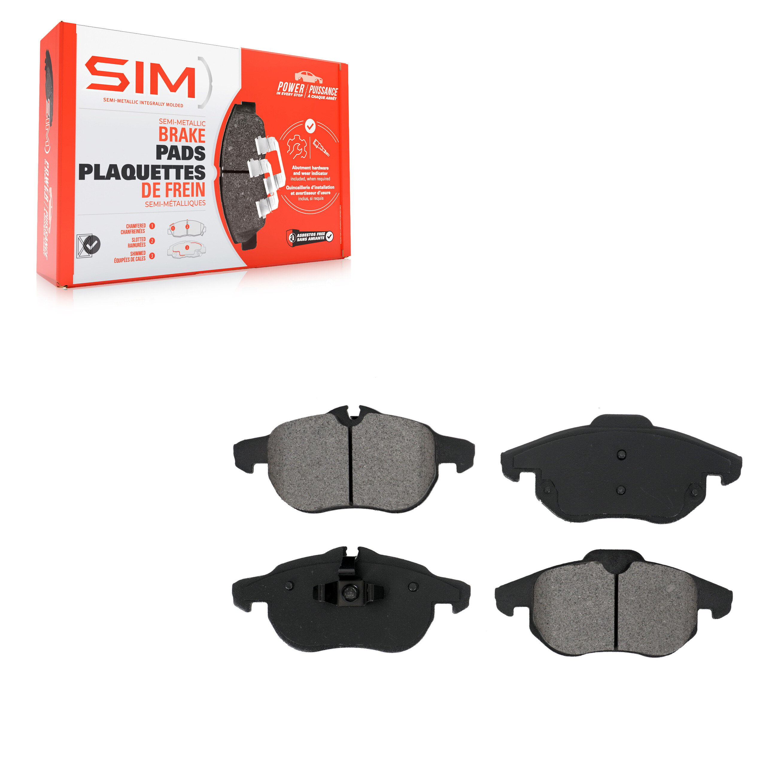 SIM - SIM-972 - Front Disc Brake Pad