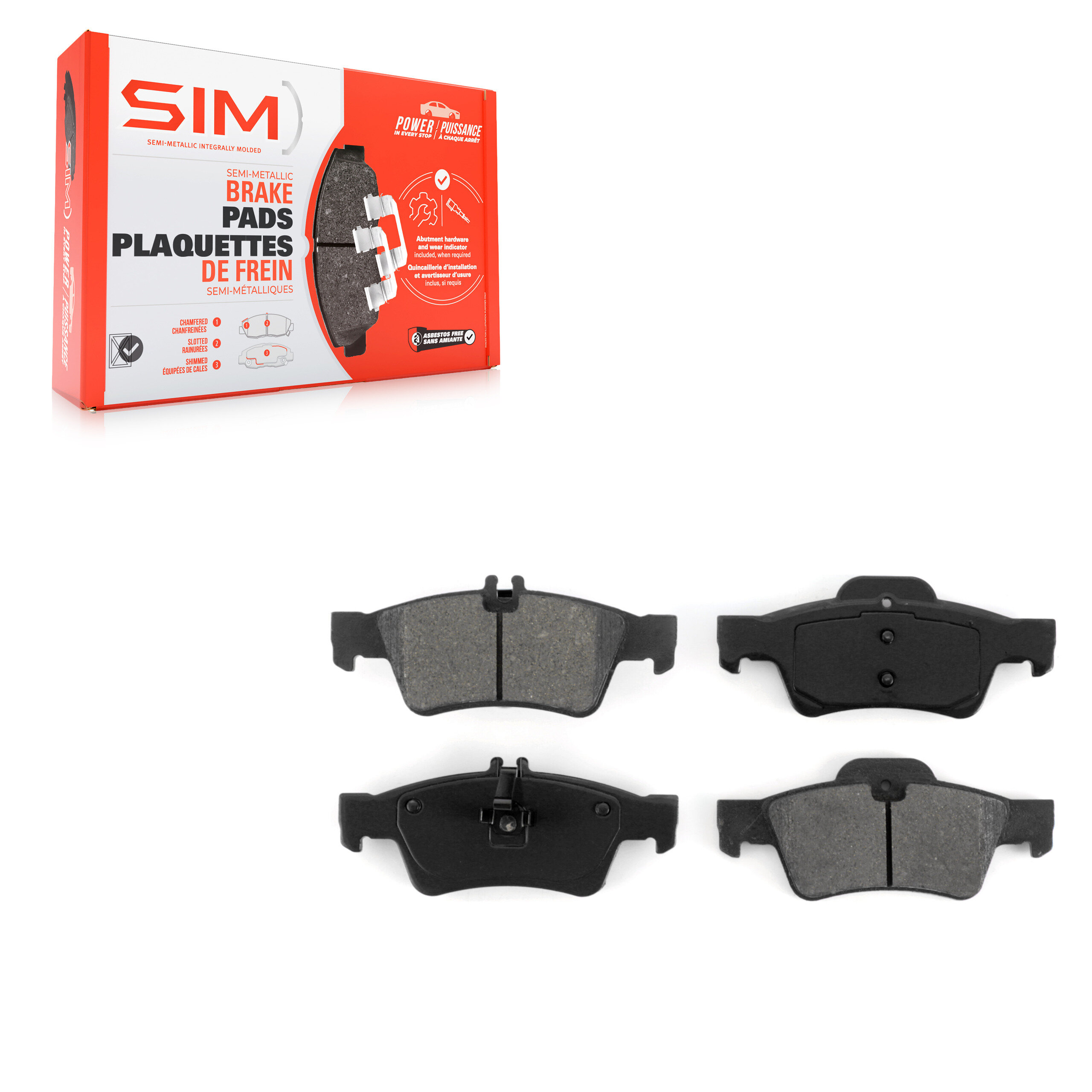 SIM - SIM-986 - Rear Disc Brake Pad