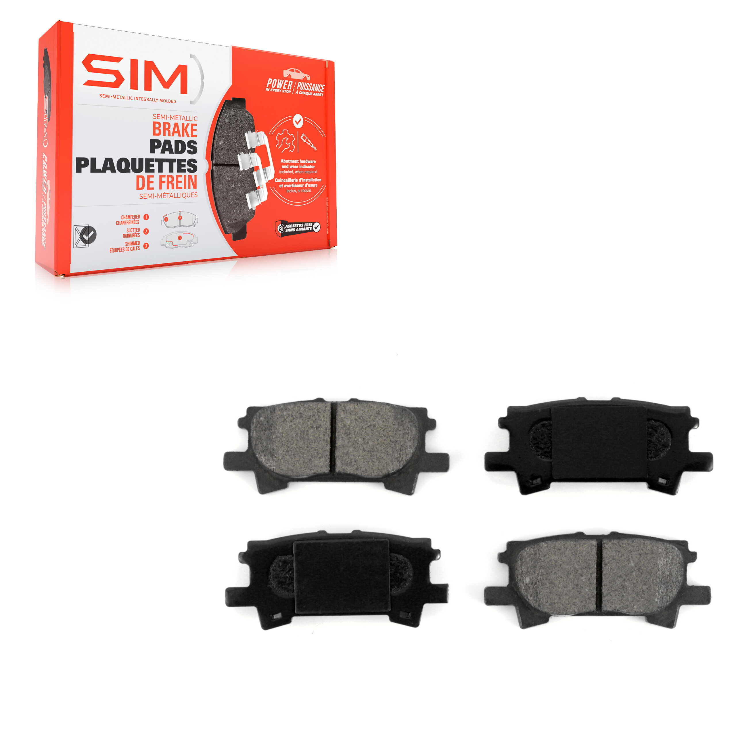 SIM - SIM-996 - Rear Disc Brake Pad