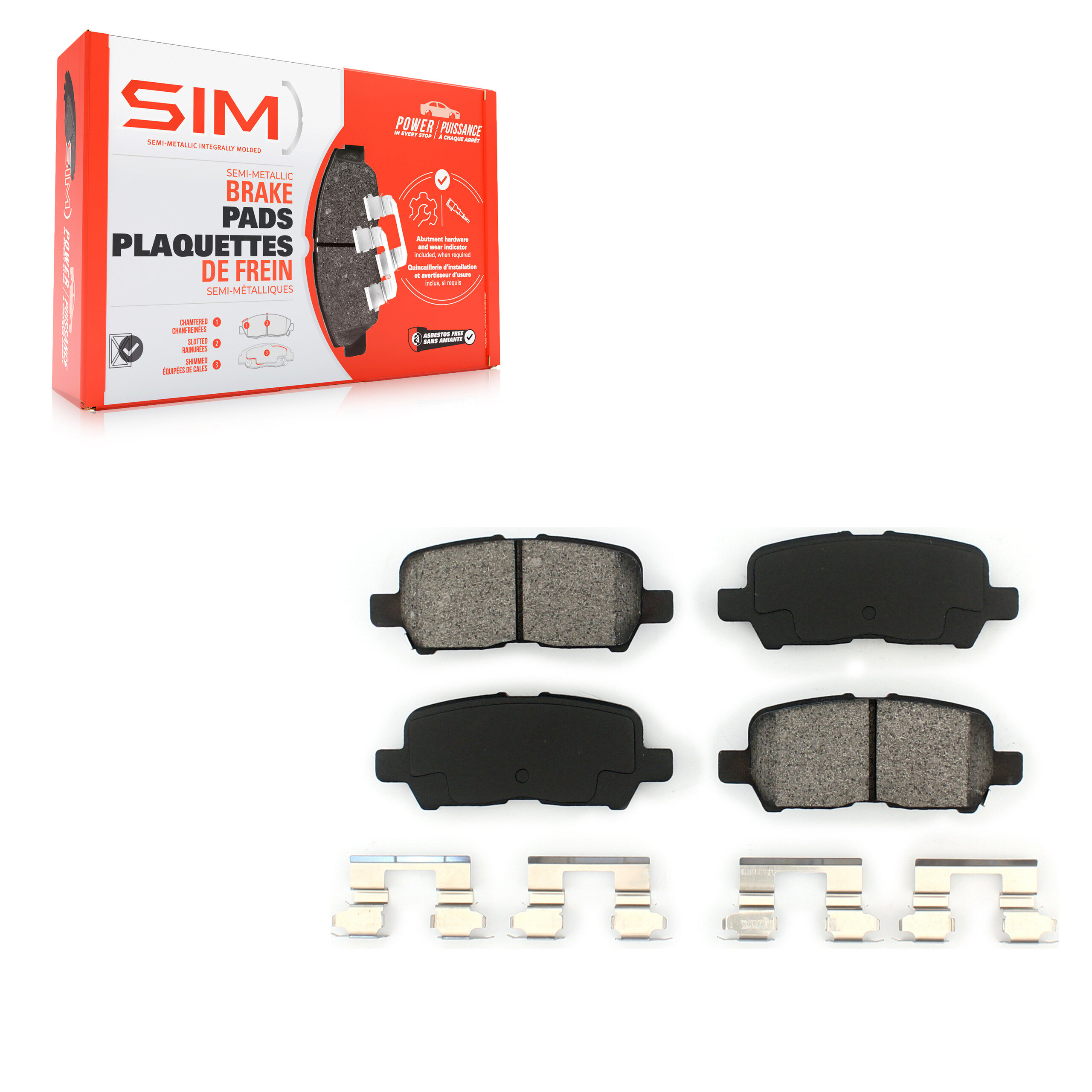 SIM - SIM-999 - Rear Disc Brake Pad