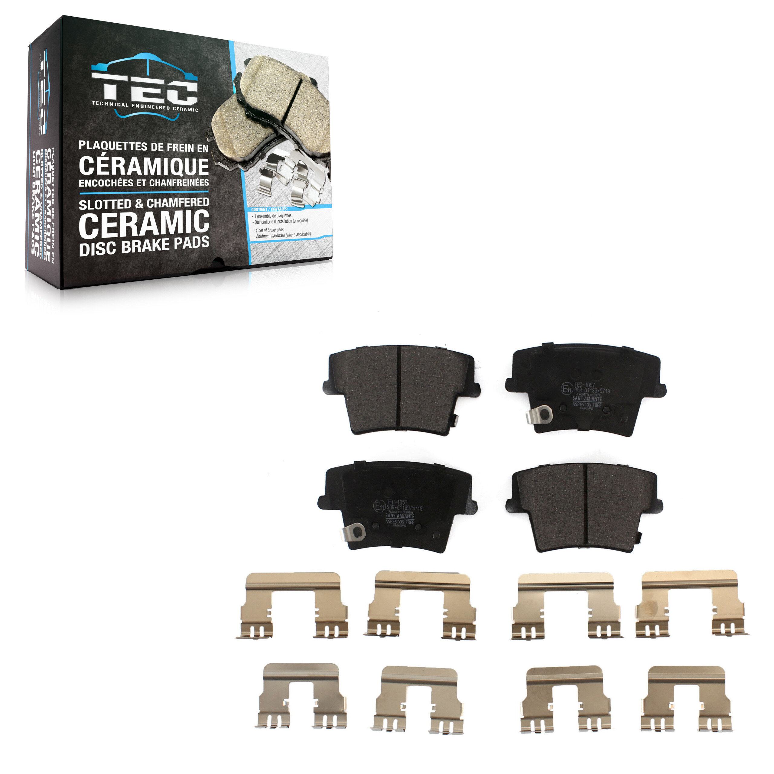 TEC - TEC-1057 - Rear Disc Brake Pad