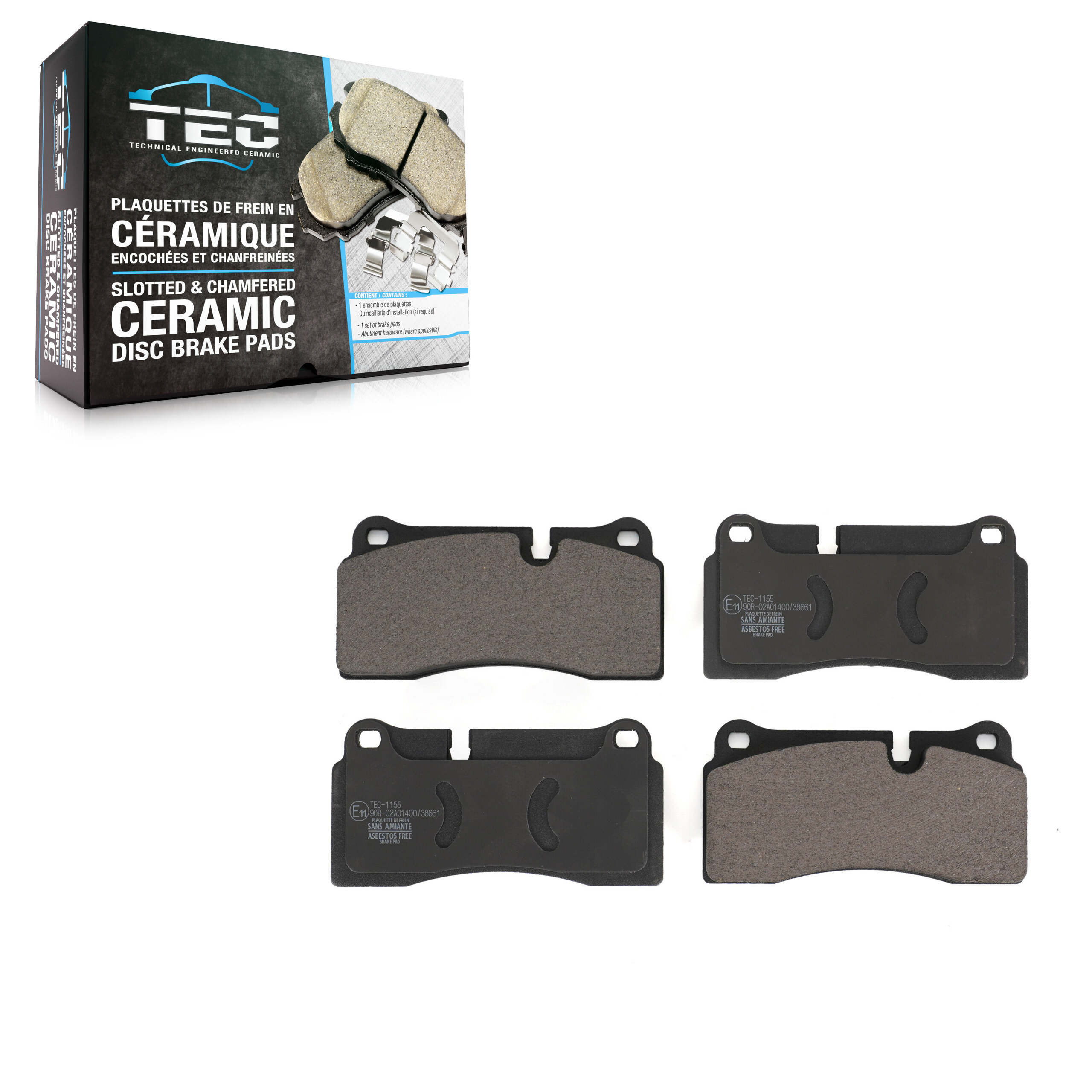 TEC - TEC-1155 - Rear Disc Brake Pad