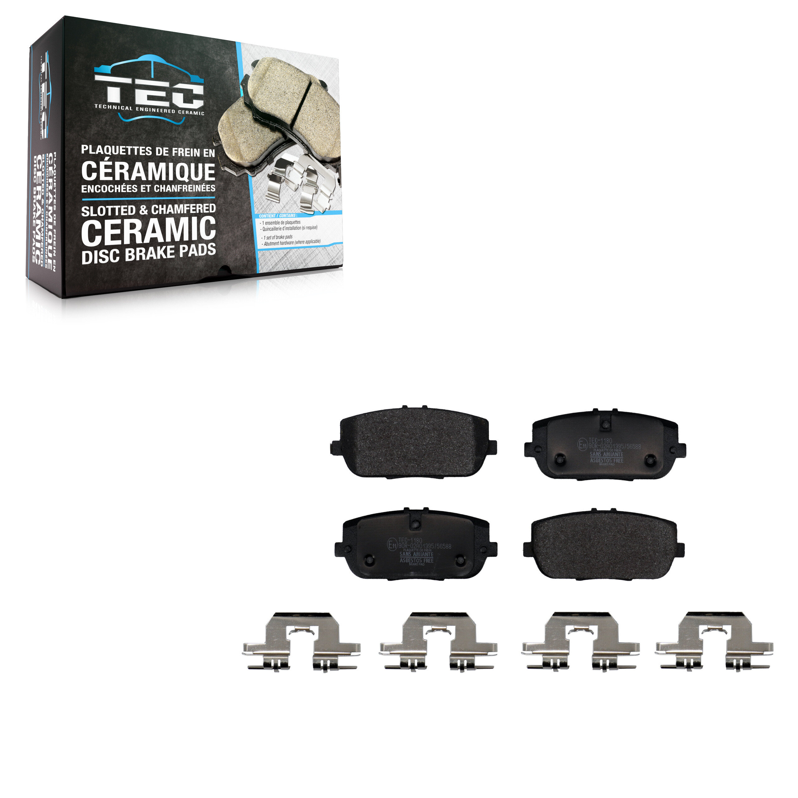 TEC - TEC-1180 - Rear Disc Brake Pad