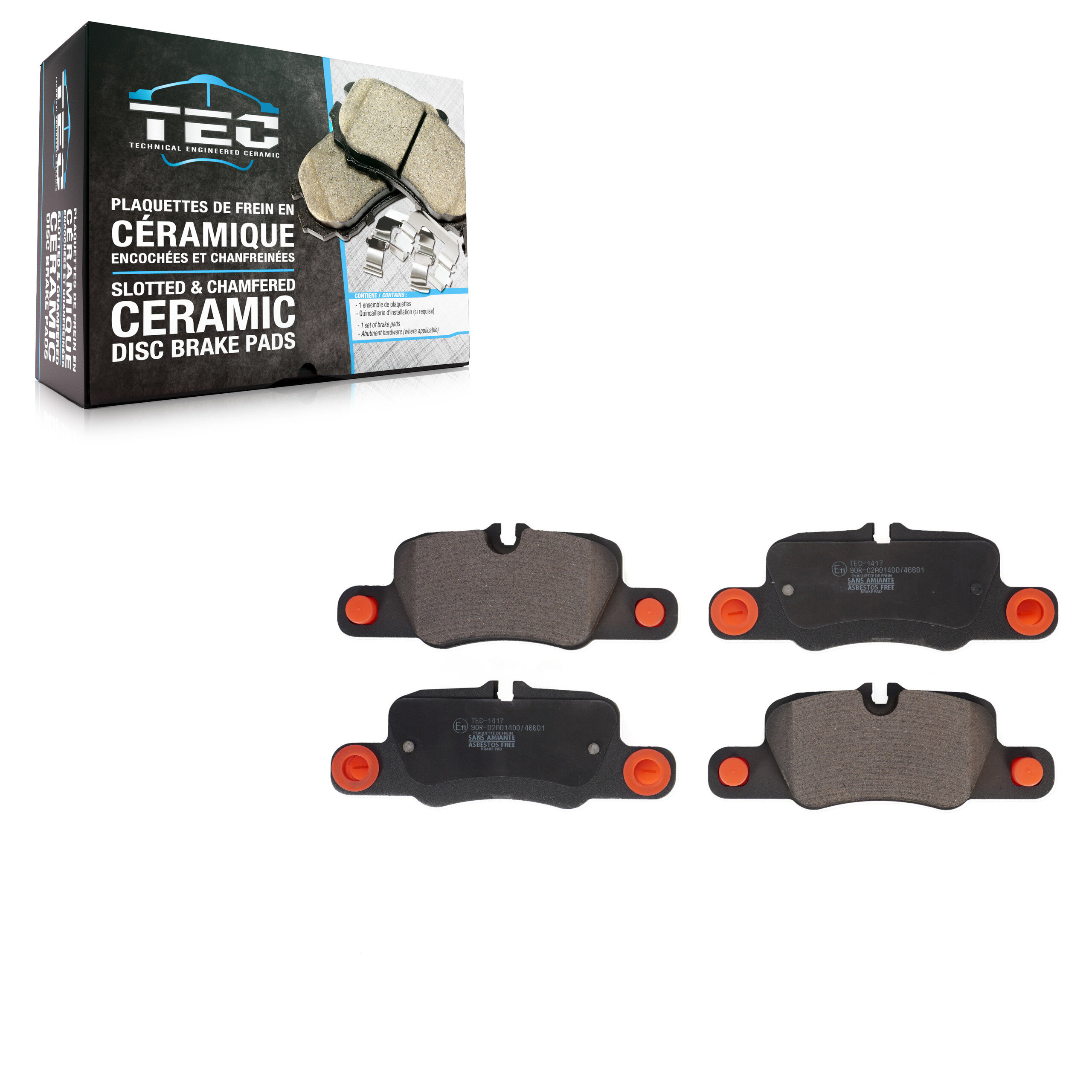 TEC - TEC-1417 - Rear Disc Brake Pad