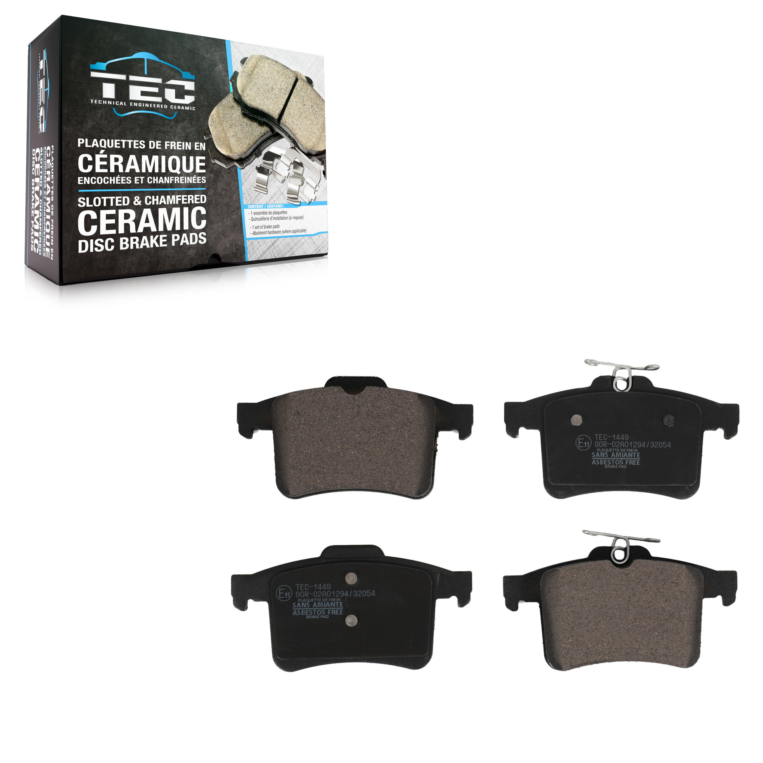 TEC - TEC-1449 - Rear Disc Brake Pad