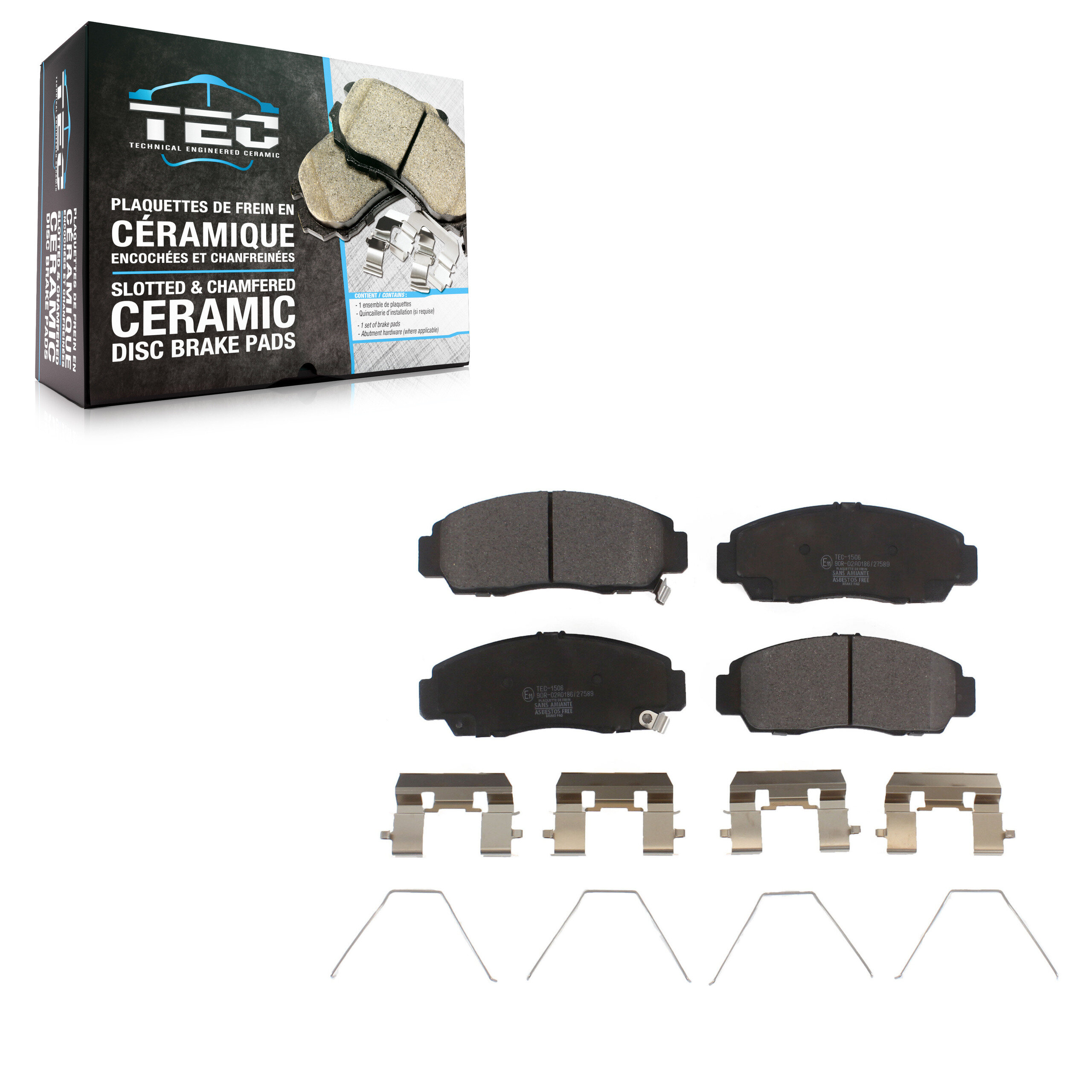 TEC - TEC-1506 - Front Disc Brake Pad