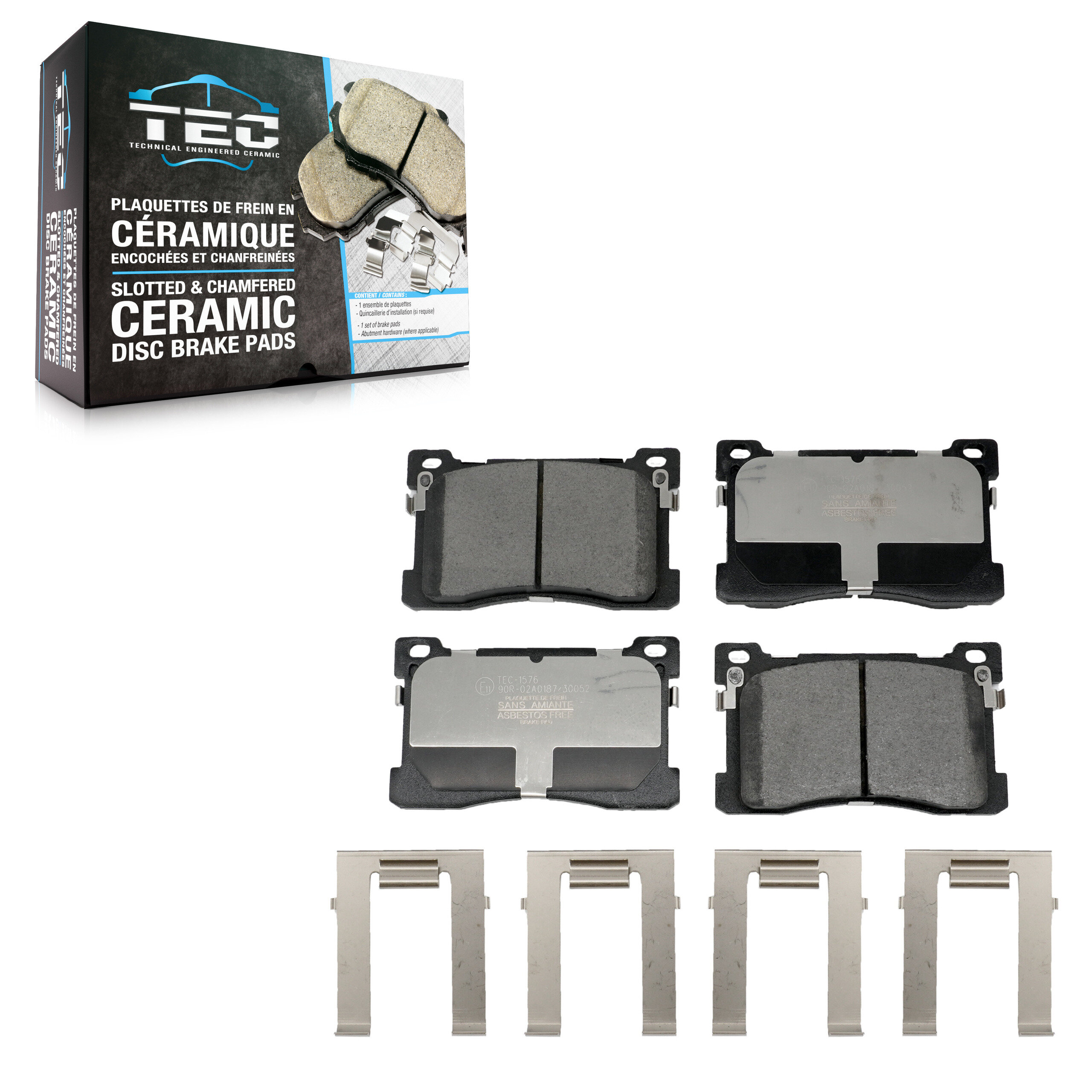 TEC - TEC-1576 - Front Disc Brake Pad