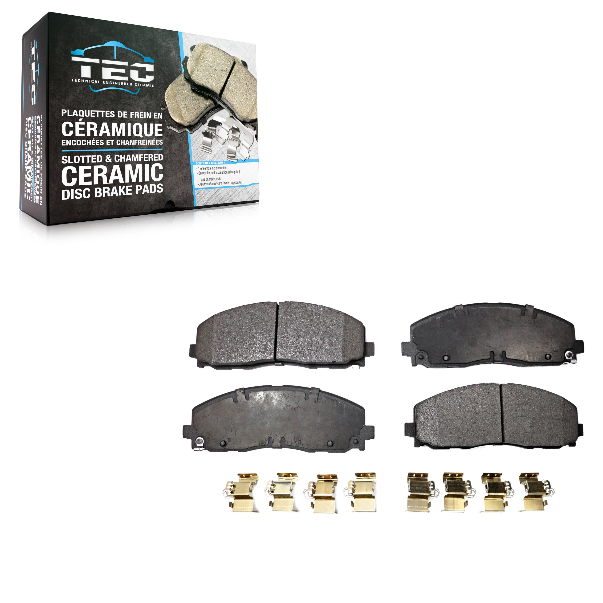TEC - TEC-1589 - Front Disc Brake Pad