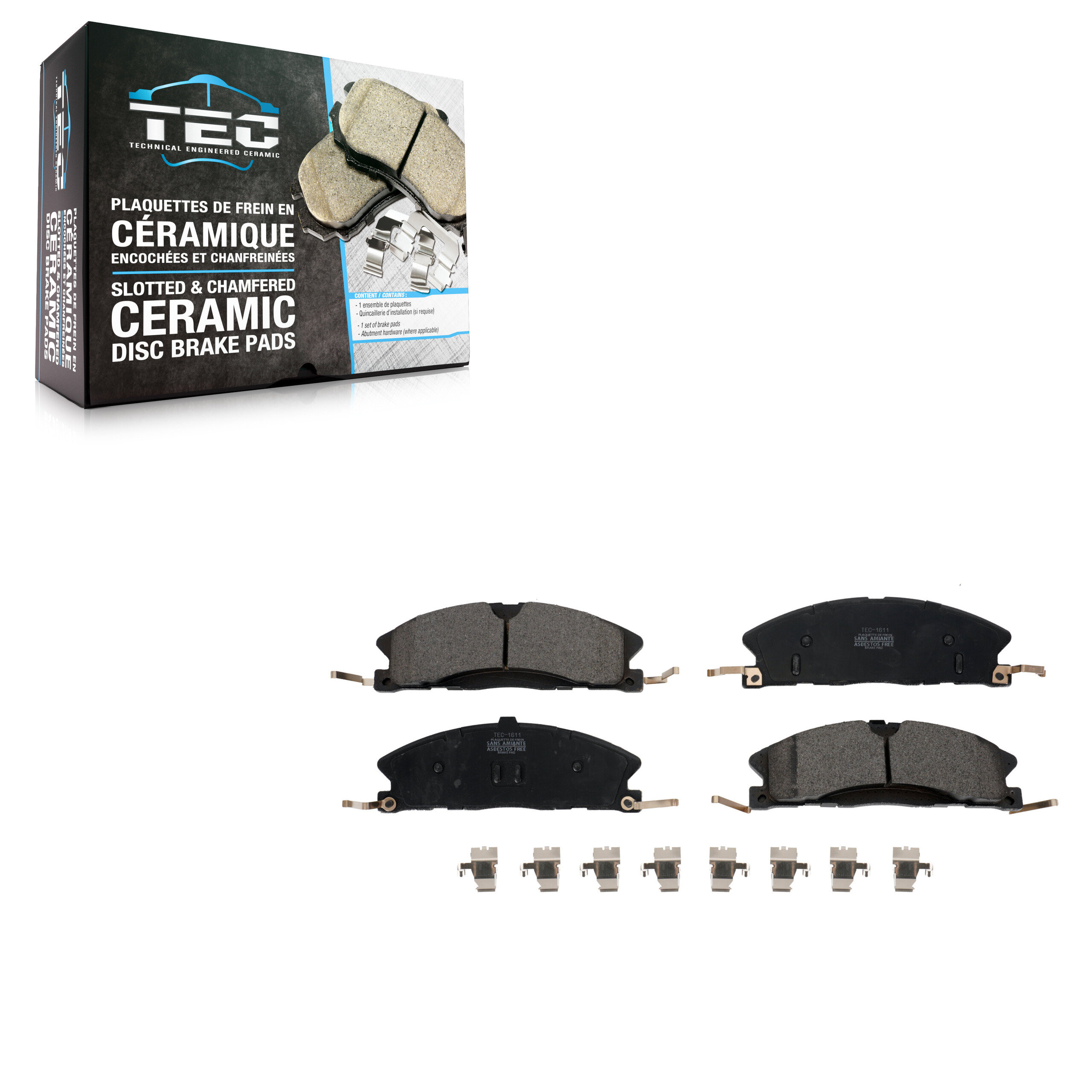 TEC - TEC-1611 - Front Disc Brake Pad