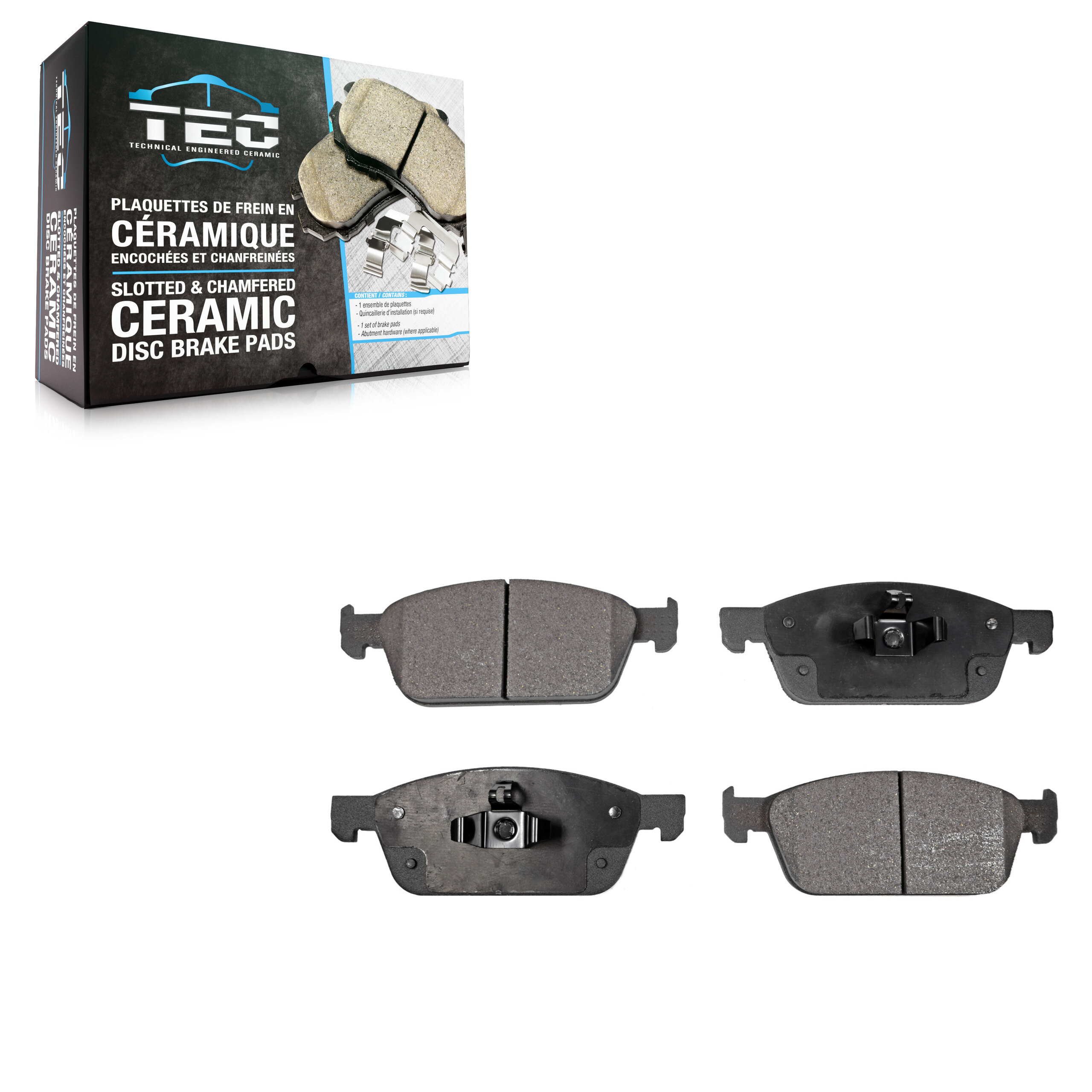 TEC - TEC-1645 - Front Disc Brake Pad