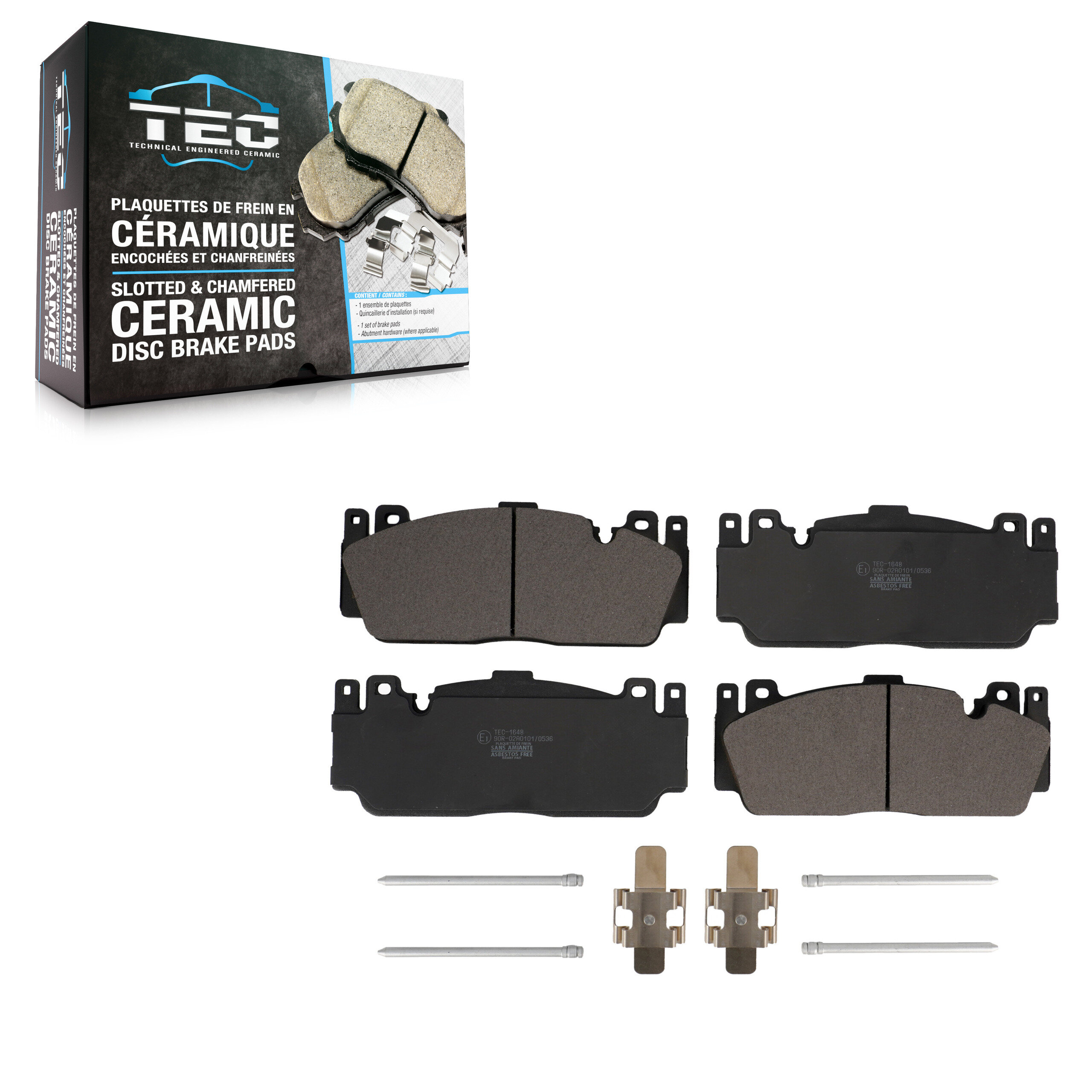 TEC - TEC-1648 - Front Disc Brake Pad