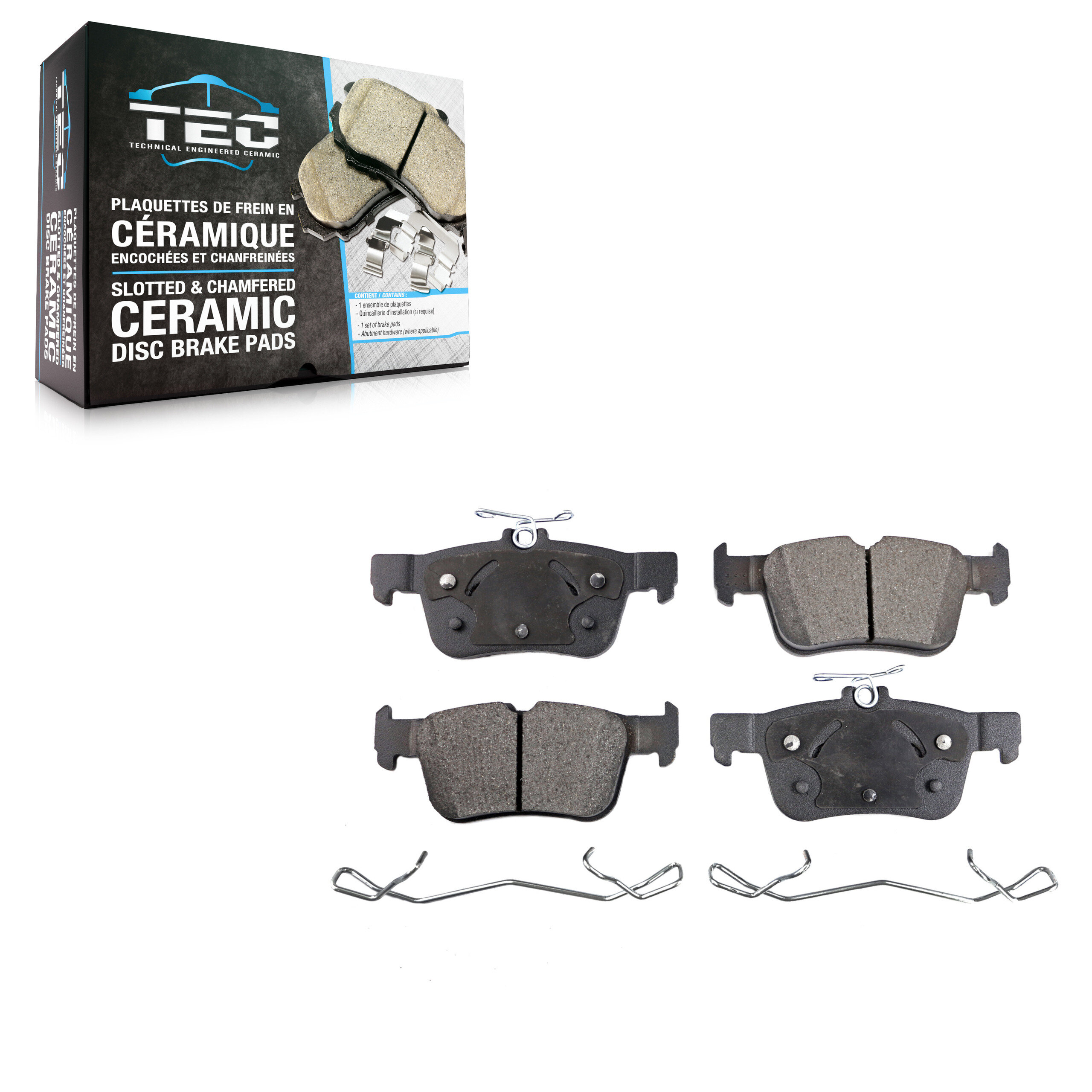 TEC - TEC-1665 - Rear Disc Brake Pad